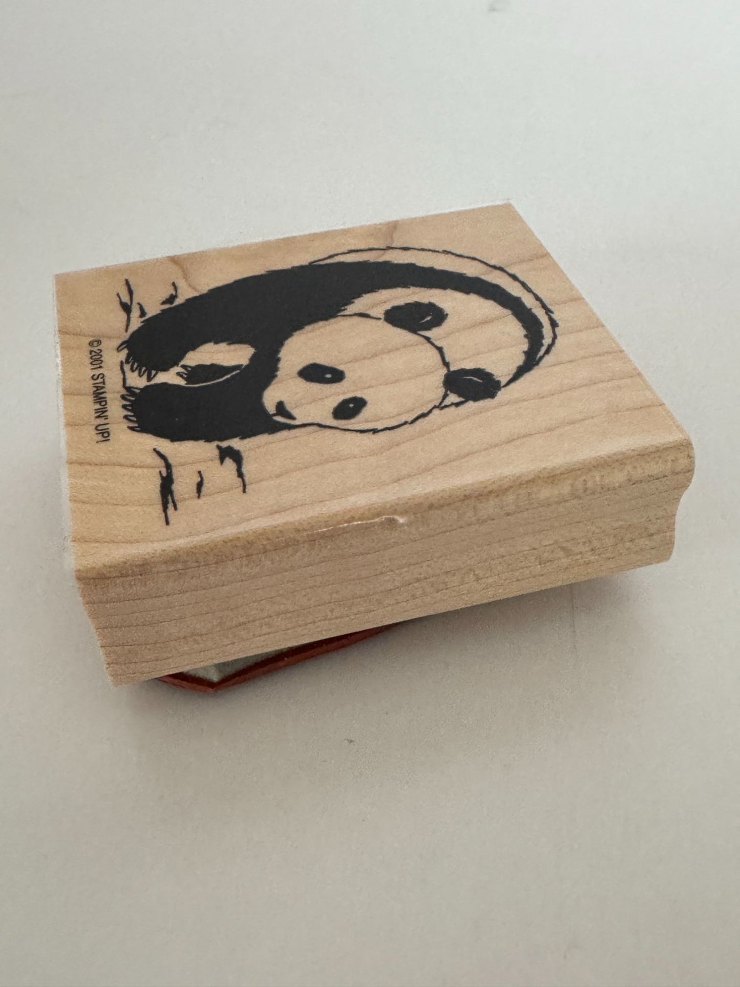 Stampin Up Rubber Stamp Panda Bear Animal Asian Theme Card Making Paper Crafting