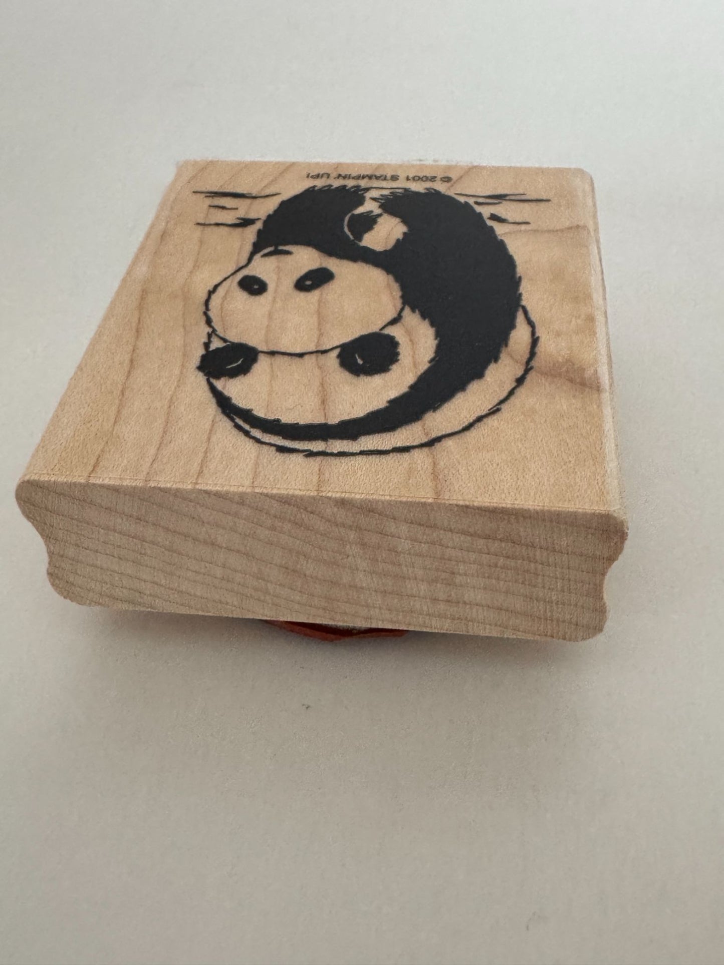 Stampin Up Rubber Stamp Panda Bear Animal Asian Theme Card Making Paper Crafting
