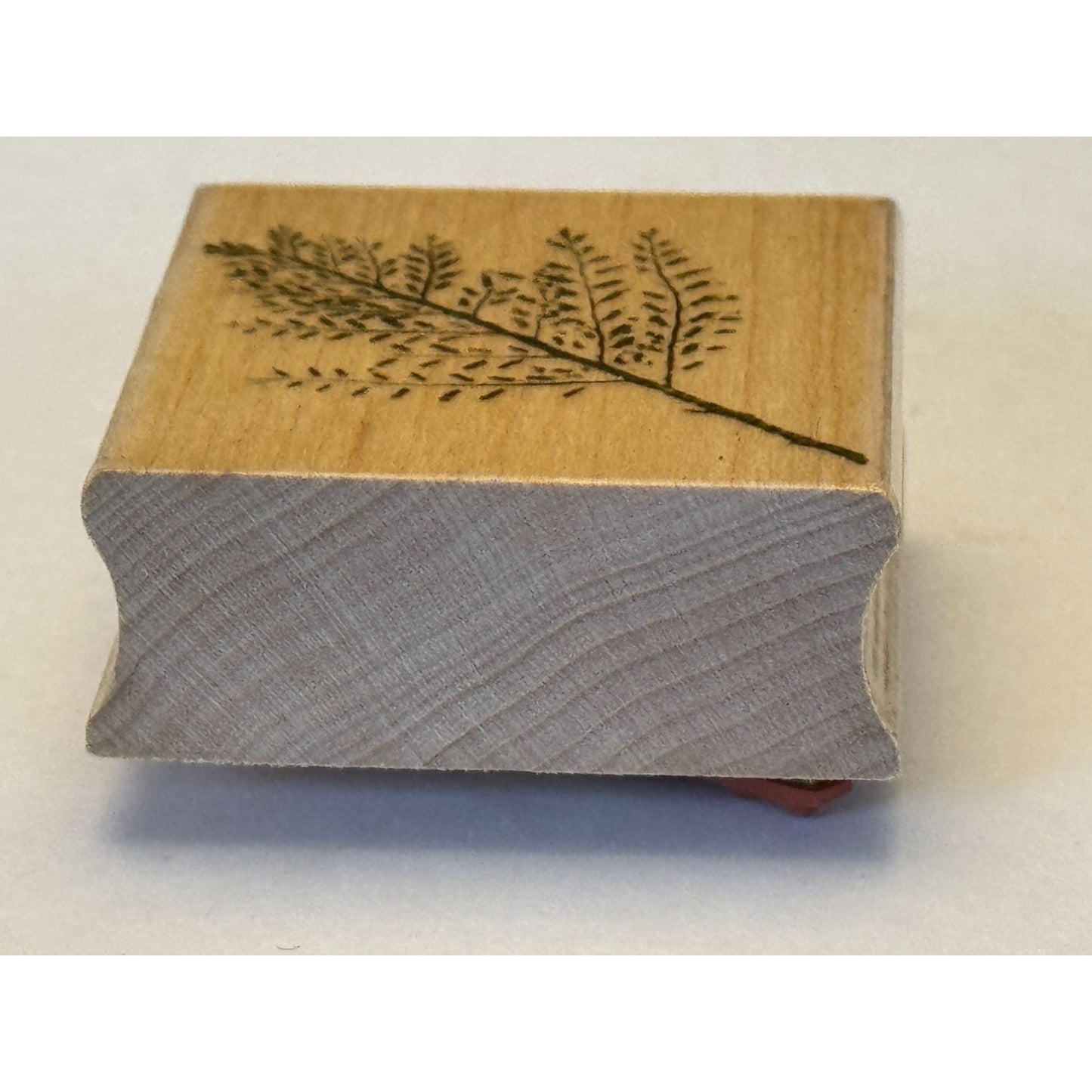 Hero Arts Rubber Stamp Small Snow Bush Fern Plant Nature Outdoors Poetic Prints