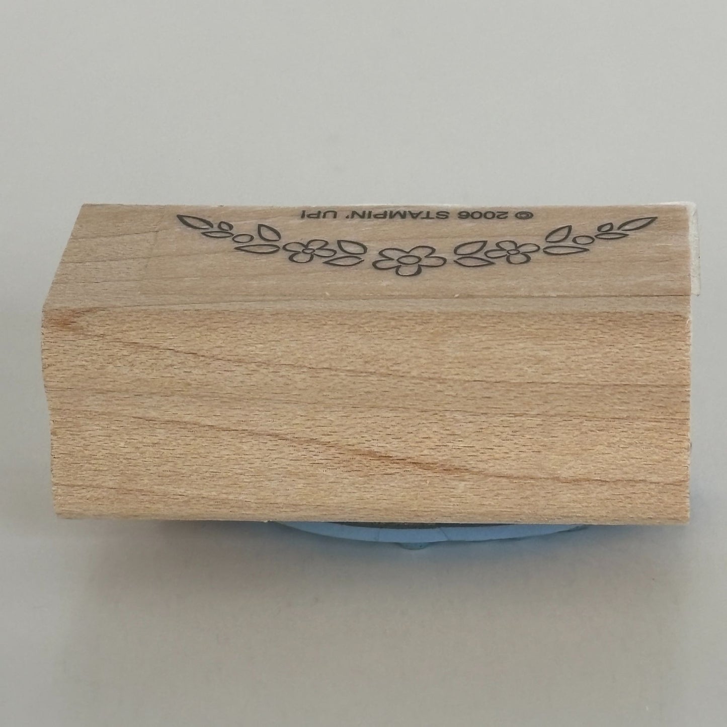 Stampin Up Wood Rubber Stamp Floral Arch Small Flowers Card Making Crafting Tool