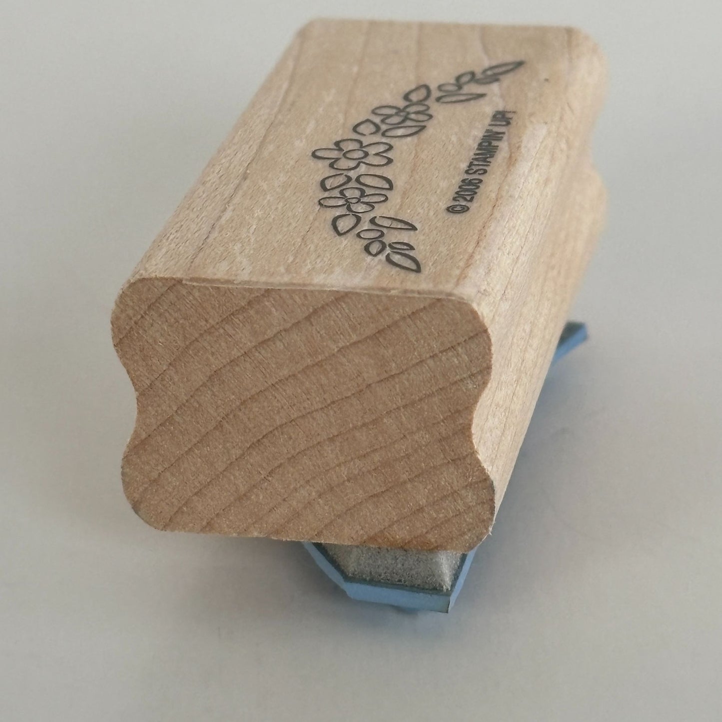 Stampin Up Wood Rubber Stamp Floral Arch Small Flowers Card Making Crafting Tool