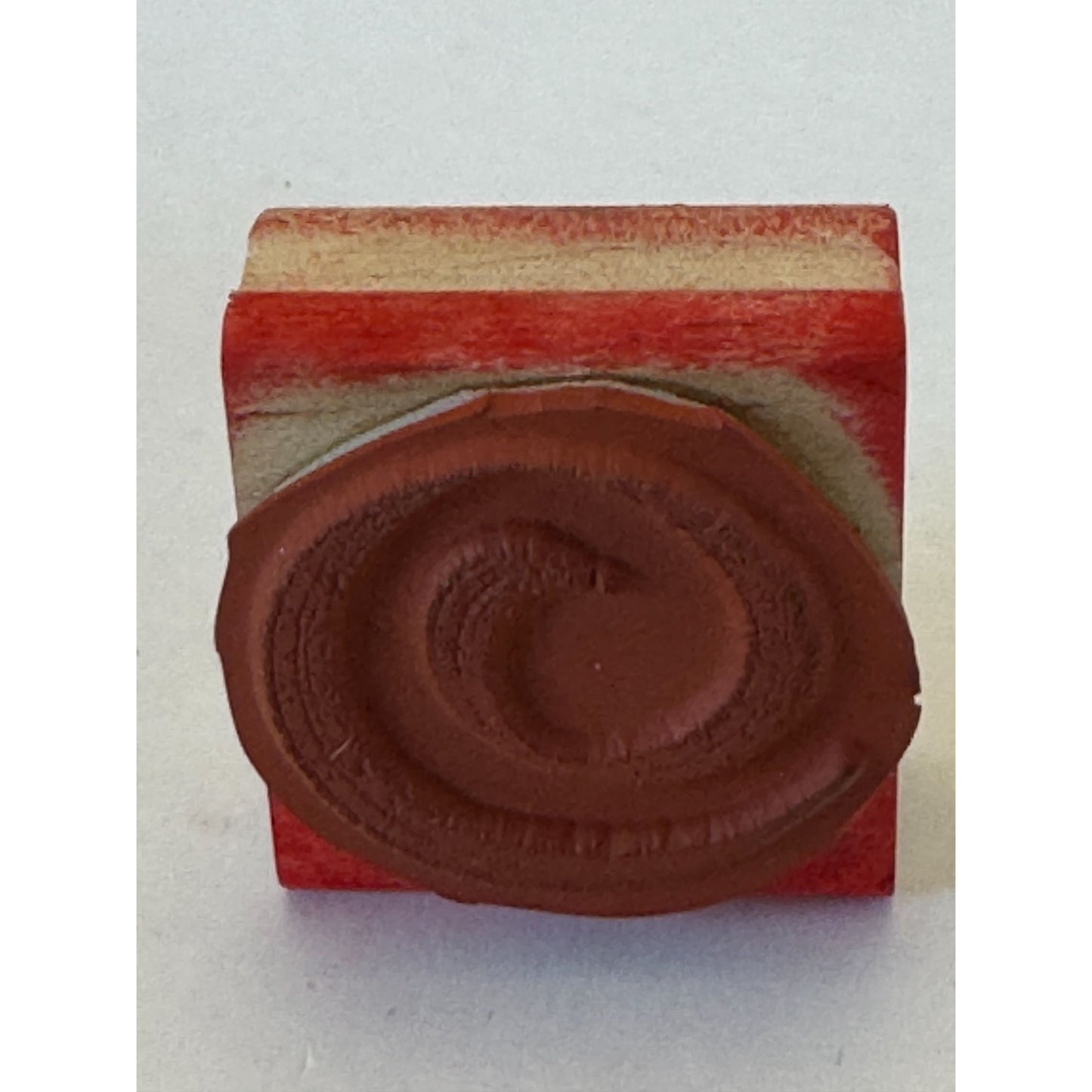Stampin Up Rubber Stamp Swirl Party Confetti Breath Card Making Wood Mounted