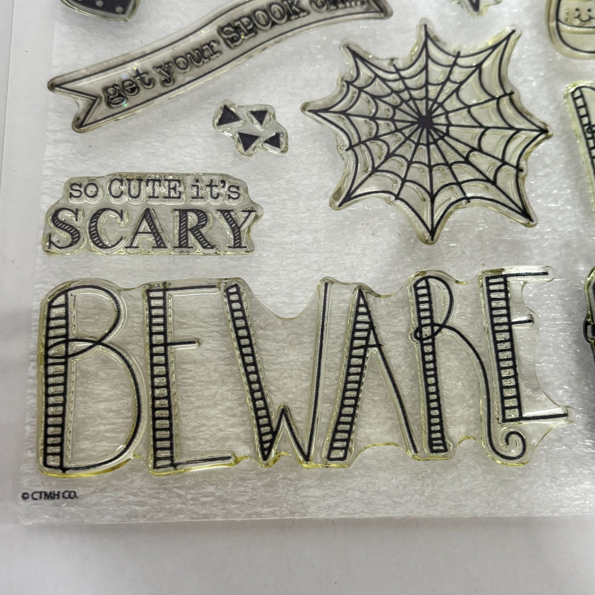 CTMH Acrylic Stamps My Acrylix Hello Pumpkin Halloween Get Your Spook On D1806 Ghost
