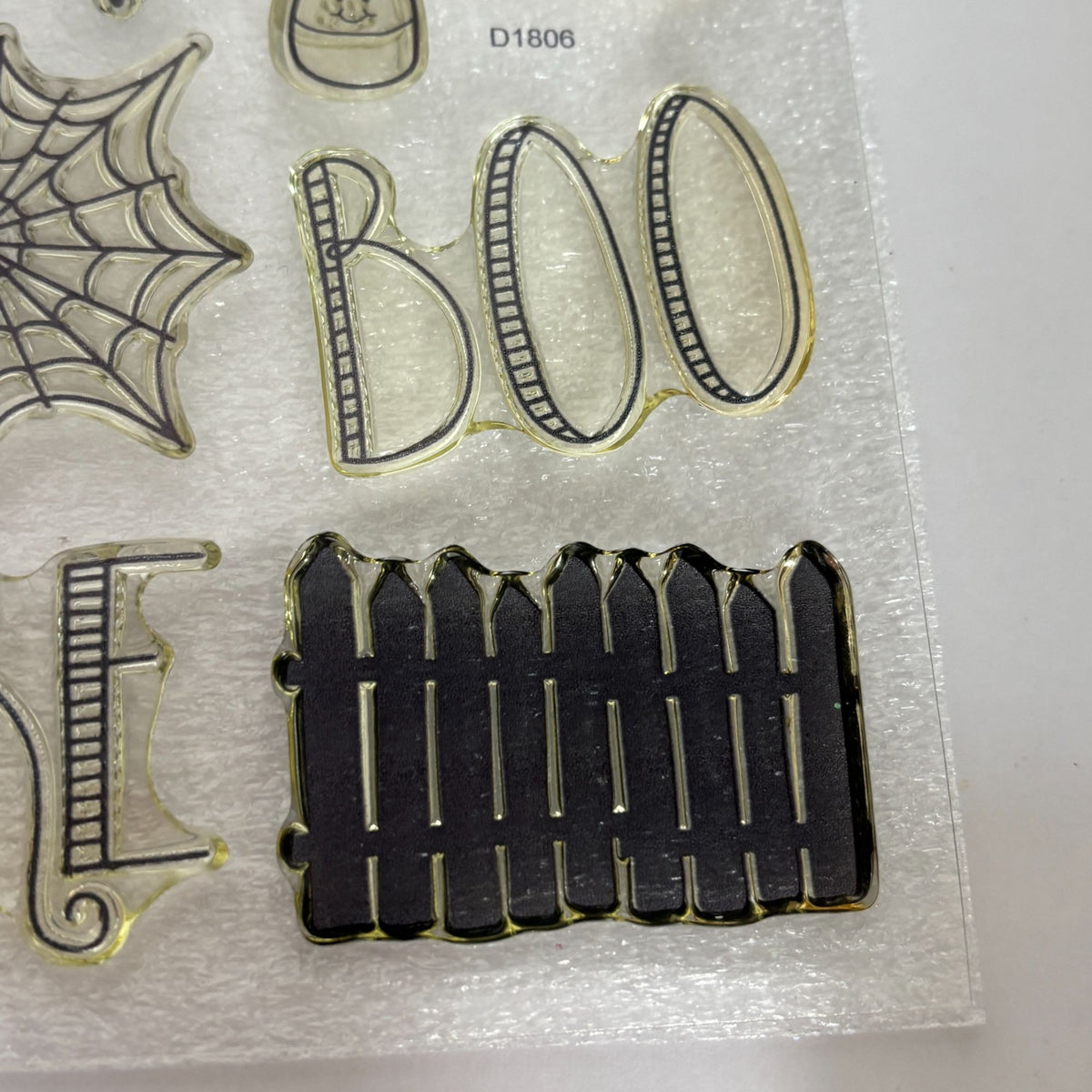 CTMH Acrylic Stamps My Acrylix Hello Pumpkin Halloween Get Your Spook On D1806 Ghost