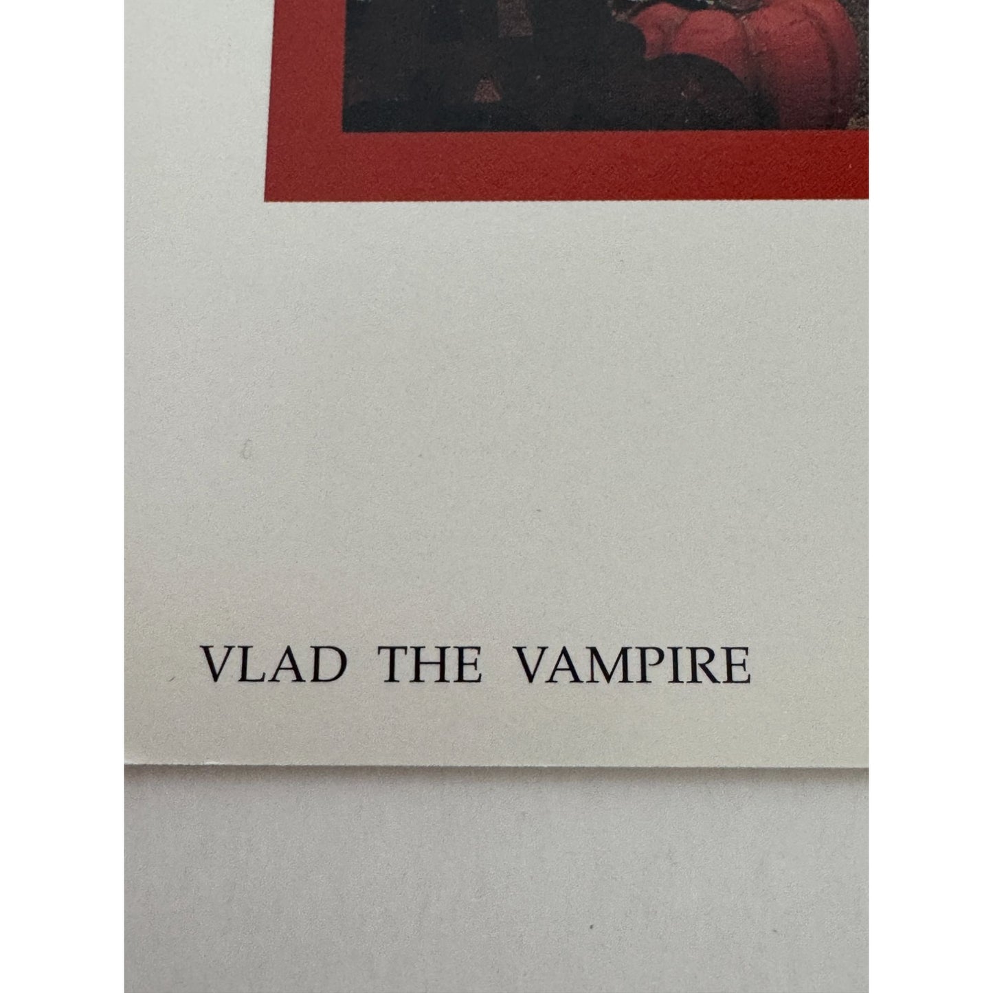 Shepherd's Bush Halloween Counted Cross Stitch Pattern Vlad The Vampire
