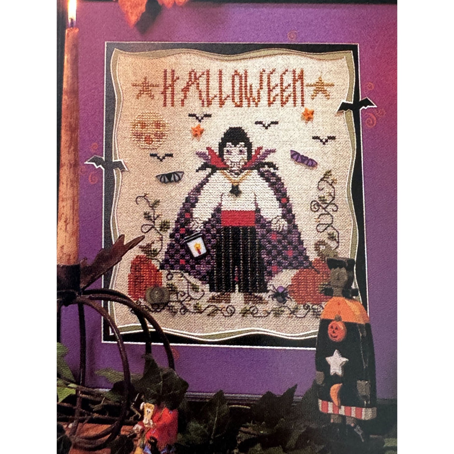 Shepherd's Bush Halloween Counted Cross Stitch Pattern Vlad The Vampire