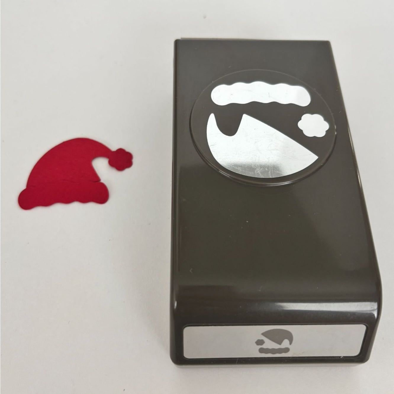 Stampin Up Paper Punch Santa Hat Jolly Hat Builder Christmas Card Making Craft Holidays
