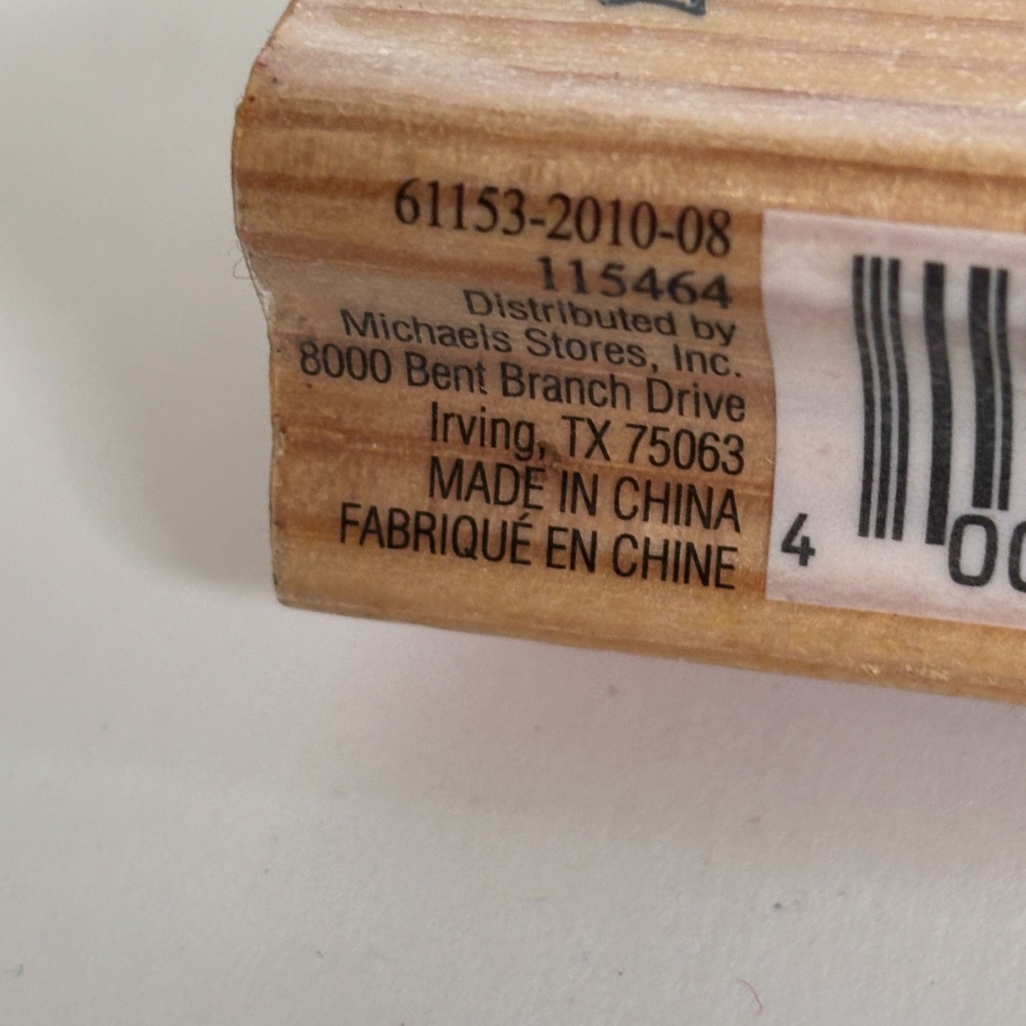 CraftSmart Rubber Stamp Holiday Holly Flourish Christmas Card Making Holidays