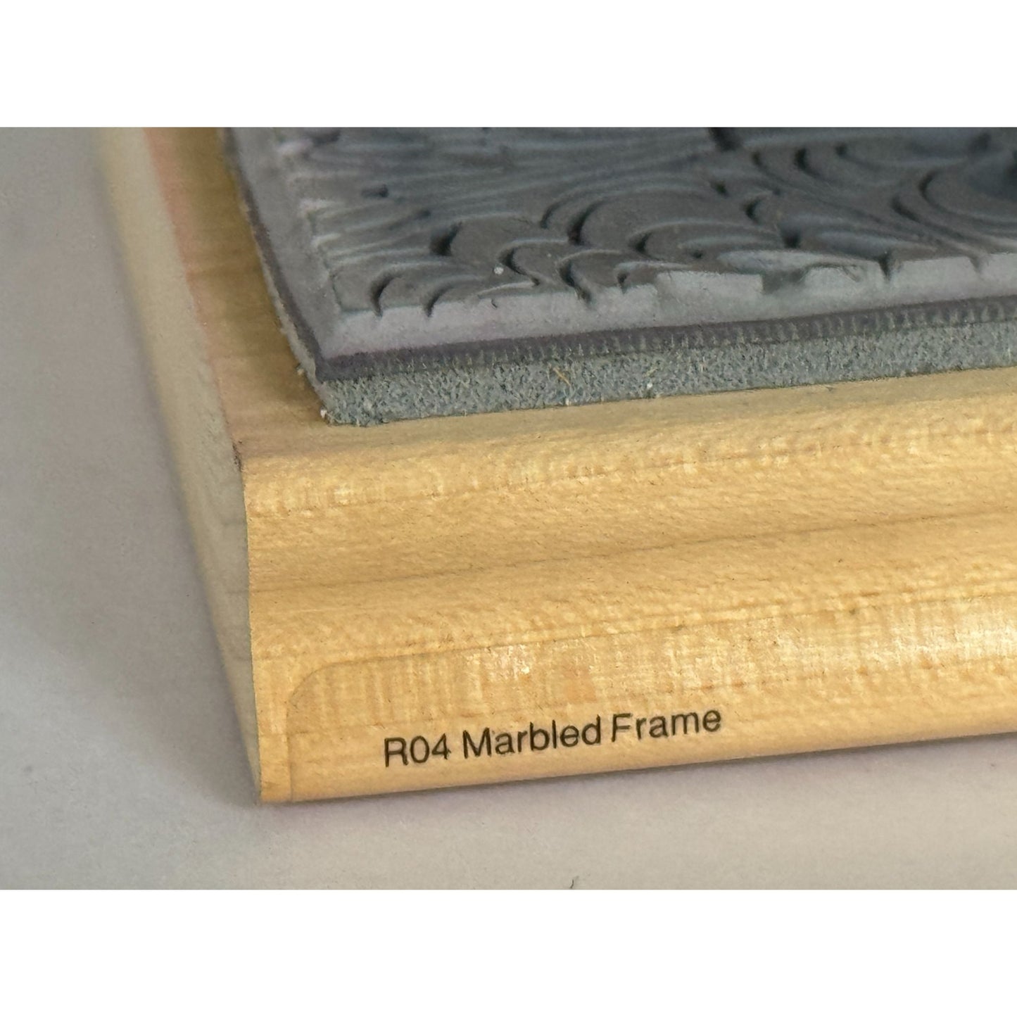 Stampendous Rubber Stamp Marbled Frame Rectangle Card Making Craft Scrapbooking