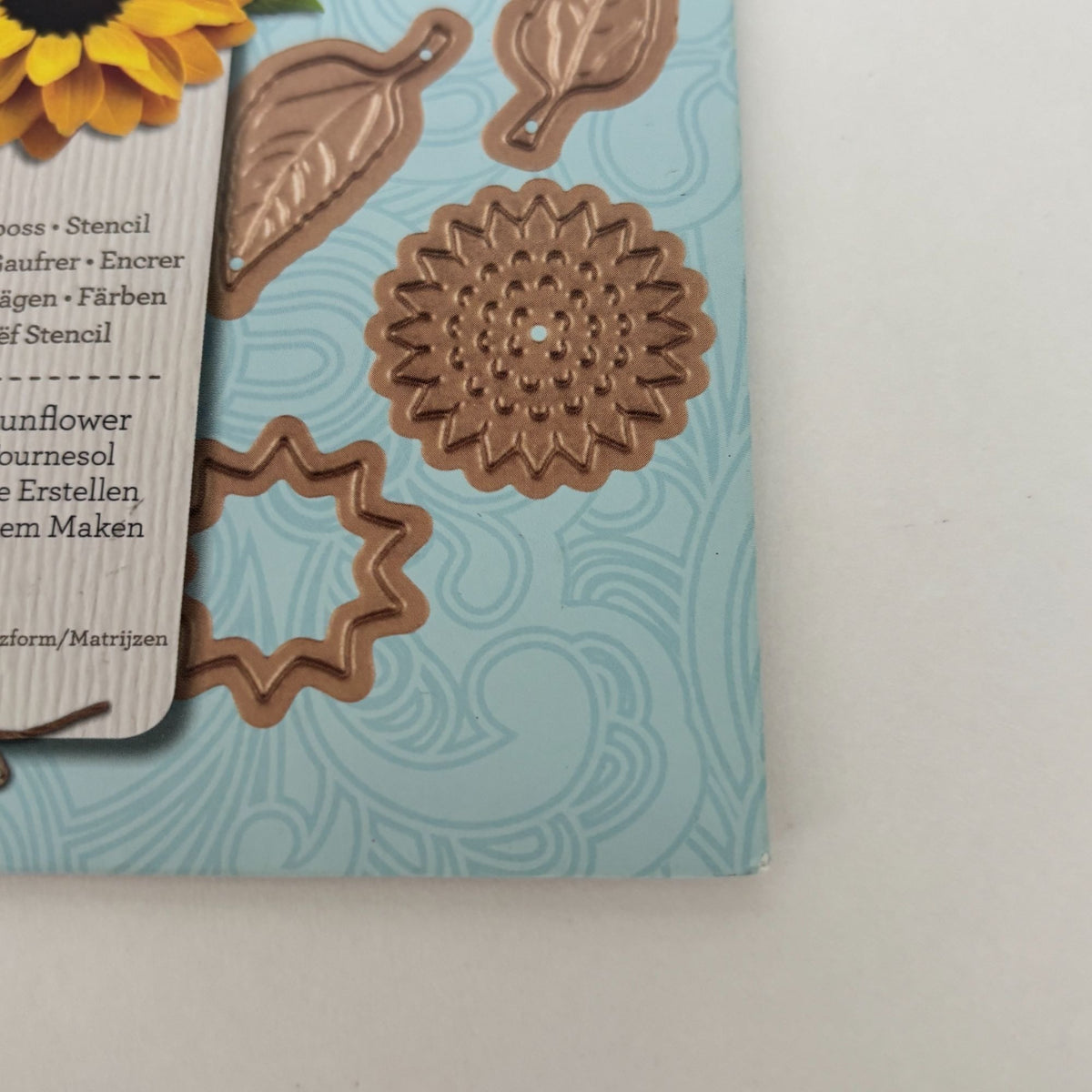 Spellbinders Die D-Lites Create A Sunflower Flowers Dies Botanical Cardmaking Embossing Stencil Cardmaking