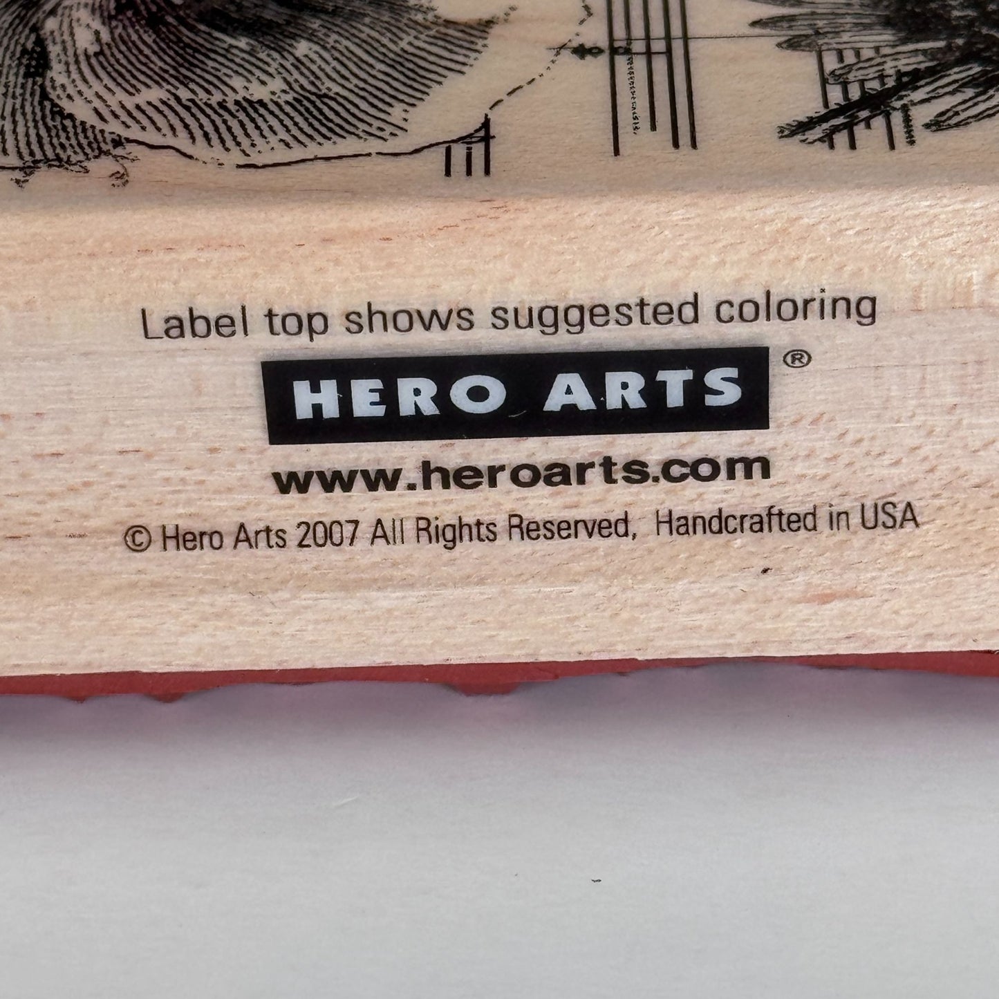 Hero Arts Rubber Stamp Thankful Collage Floral Music Vintage Script Junk Journaling Cardmaking K4828