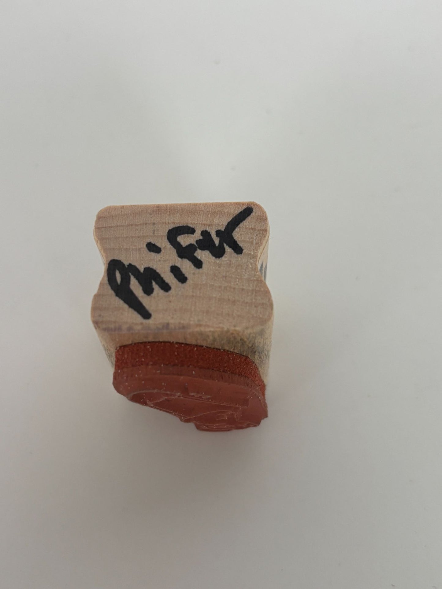 Rubber Stampede Rubber Stamp Little Suzys Zoo Bunny Baby Diaper Pin Card Making