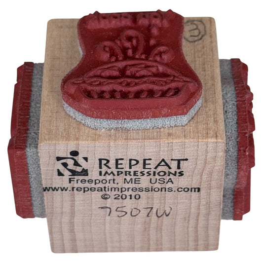 Repeat Impressions Cube Rubber Stamp Girlfriend You Crazy Cook Work Clean Funny Cardmaking Words