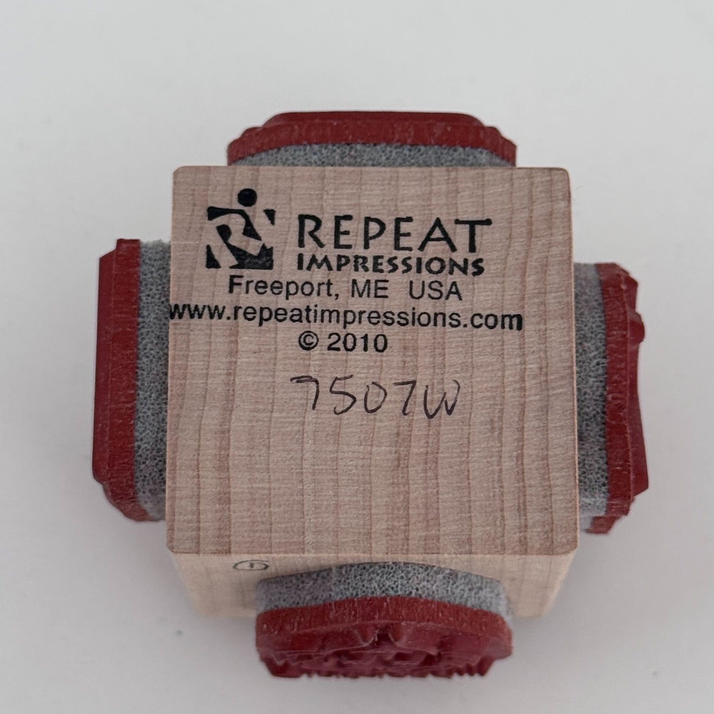 Repeat Impressions Cube Rubber Stamp Girlfriend You Crazy Cook Work Clean Funny Cardmaking Words