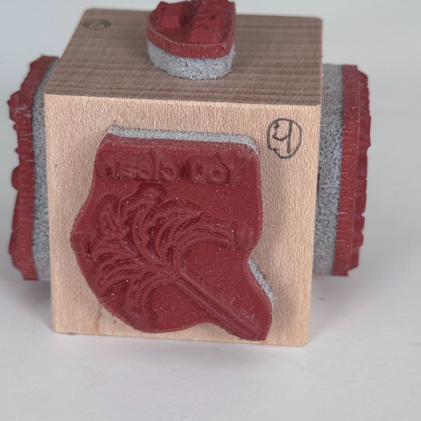 Repeat Impressions Cube Rubber Stamp Girlfriend You Crazy Cook Work Clean Funny Cardmaking Words