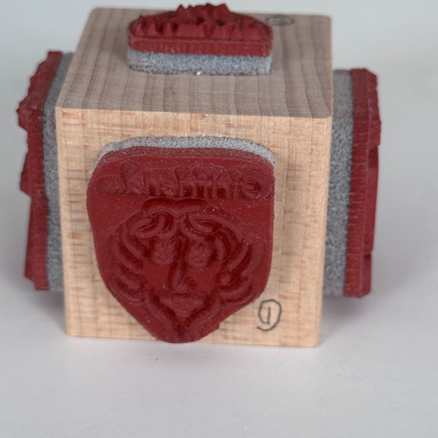 Repeat Impressions Cube Rubber Stamp Girlfriend You Crazy Cook Work Clean Funny Cardmaking Words