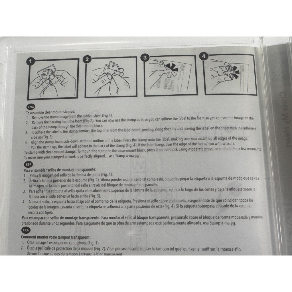 Stampin Up Clear Mount Rubber Stamps Cross My Heart Crossword Puzzle Sentiments