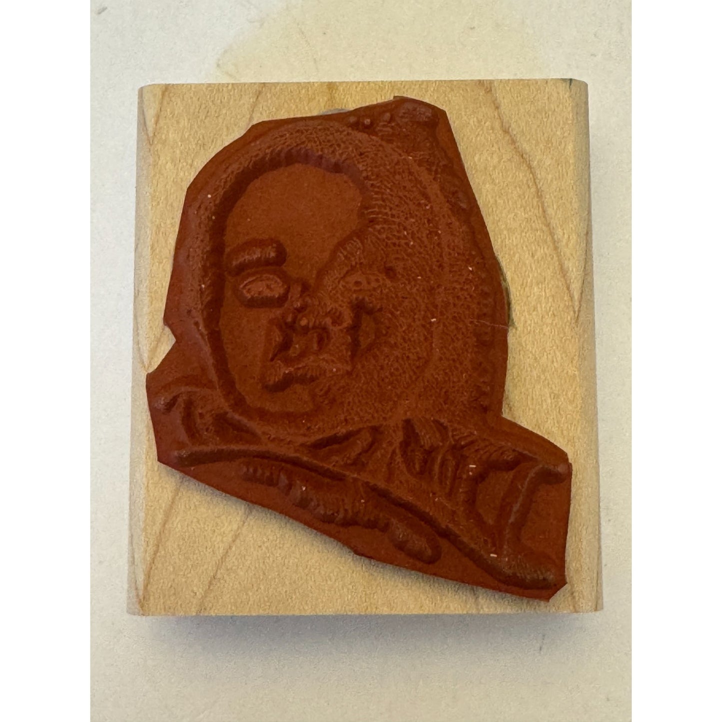 Stampin Up Rubber Stamp Baby Face Nap Smile Adorable Family Announcement Craft