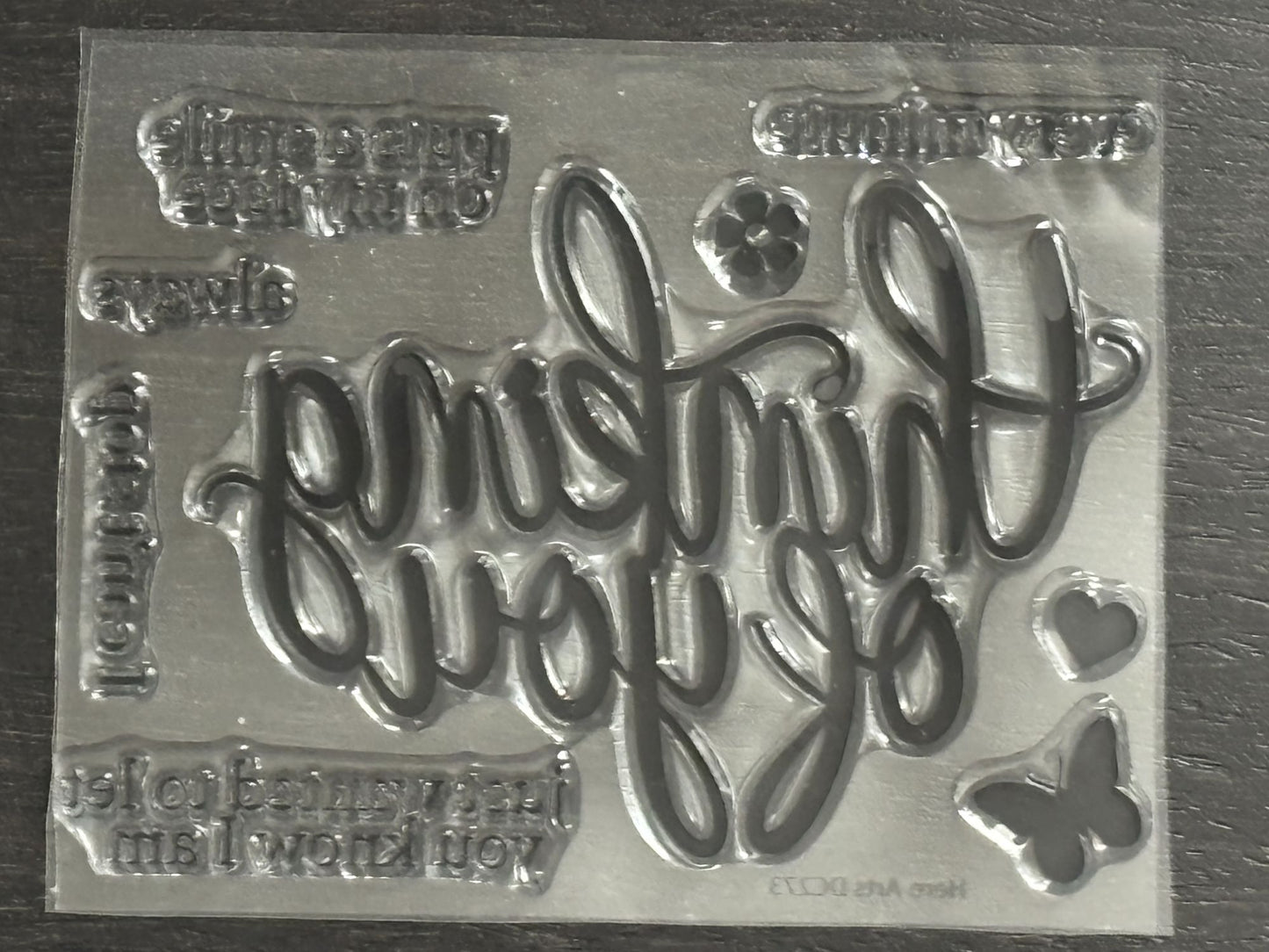 Hero Arts Acrylic Clear Stamps Thinking Of You Clear Card Friendship Card Making