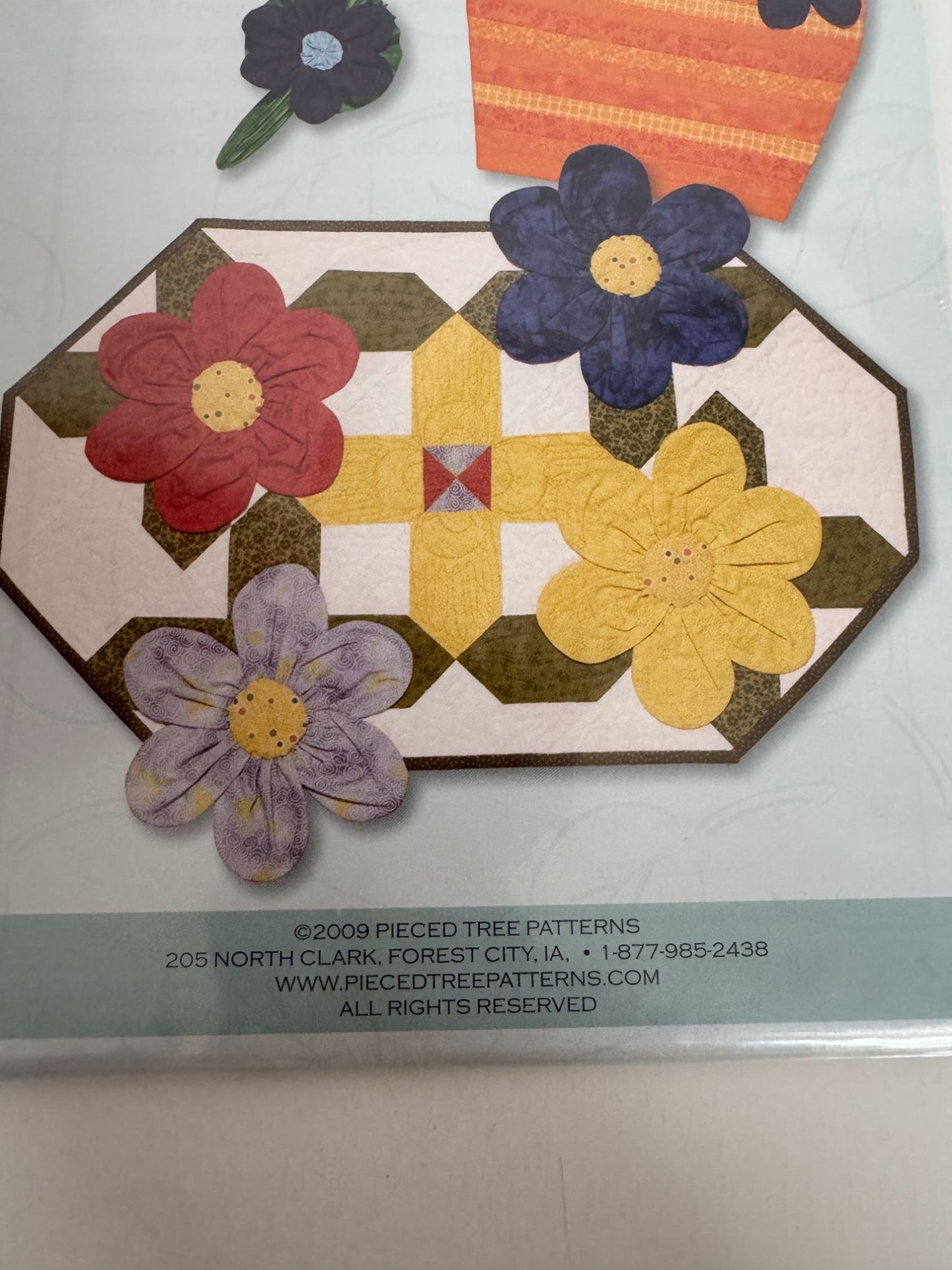 Pieced Tree Patterns Quilting Garden Party Runner Placemats Napkins Flowers