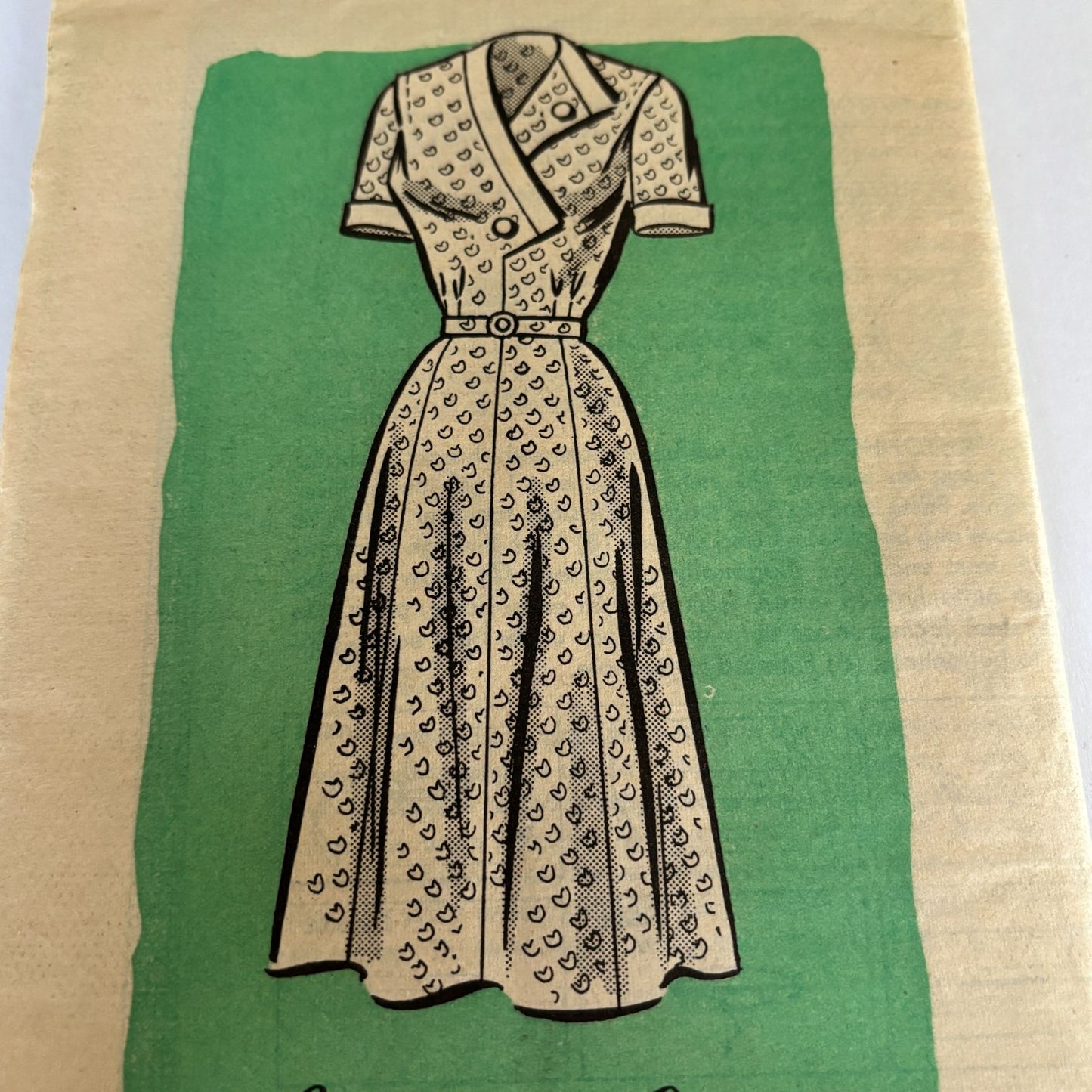 Anne Adams Sewing Pattern 4806 Dress Vintage 1950s Half Size 24.5 Retro Rare 50s