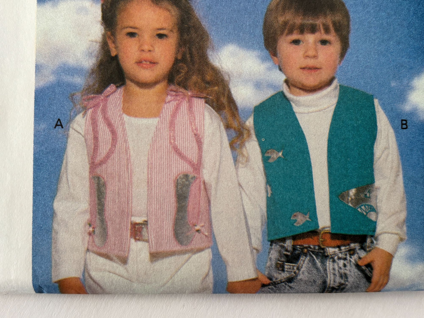 Butterick Sewing Pattern 6381: Toddler's / Children's Vest