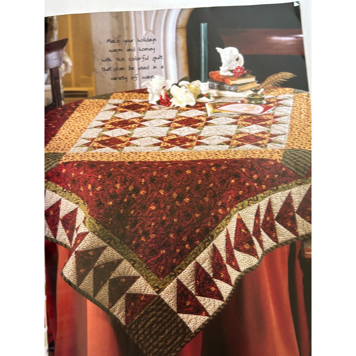 Quilting For Christmas Magazine 2003 Holiday Edition Bed Quilts Quilter Pinwheel