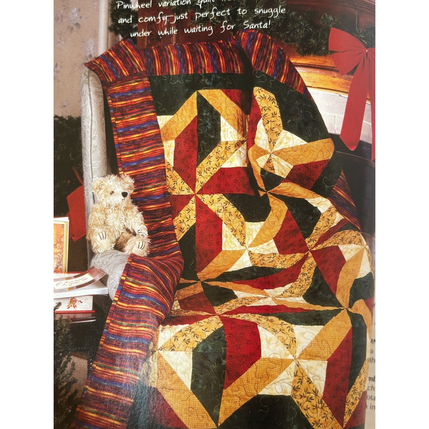 Quilting For Christmas Magazine 2003 Holiday Edition Bed Quilts Quilter Pinwheel