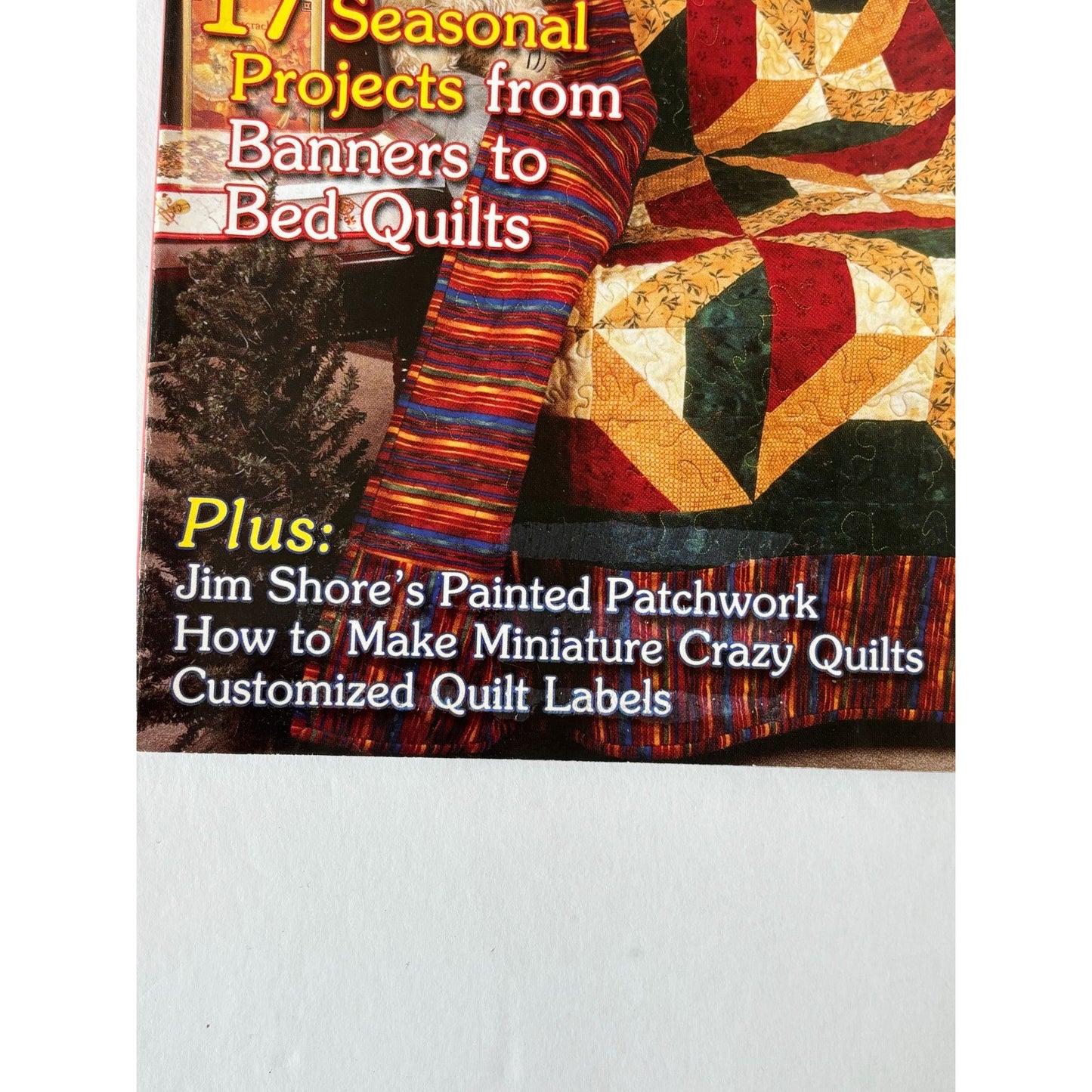 Quilting For Christmas Magazine 2003 Holiday Edition Bed Quilts Quilter Pinwheel