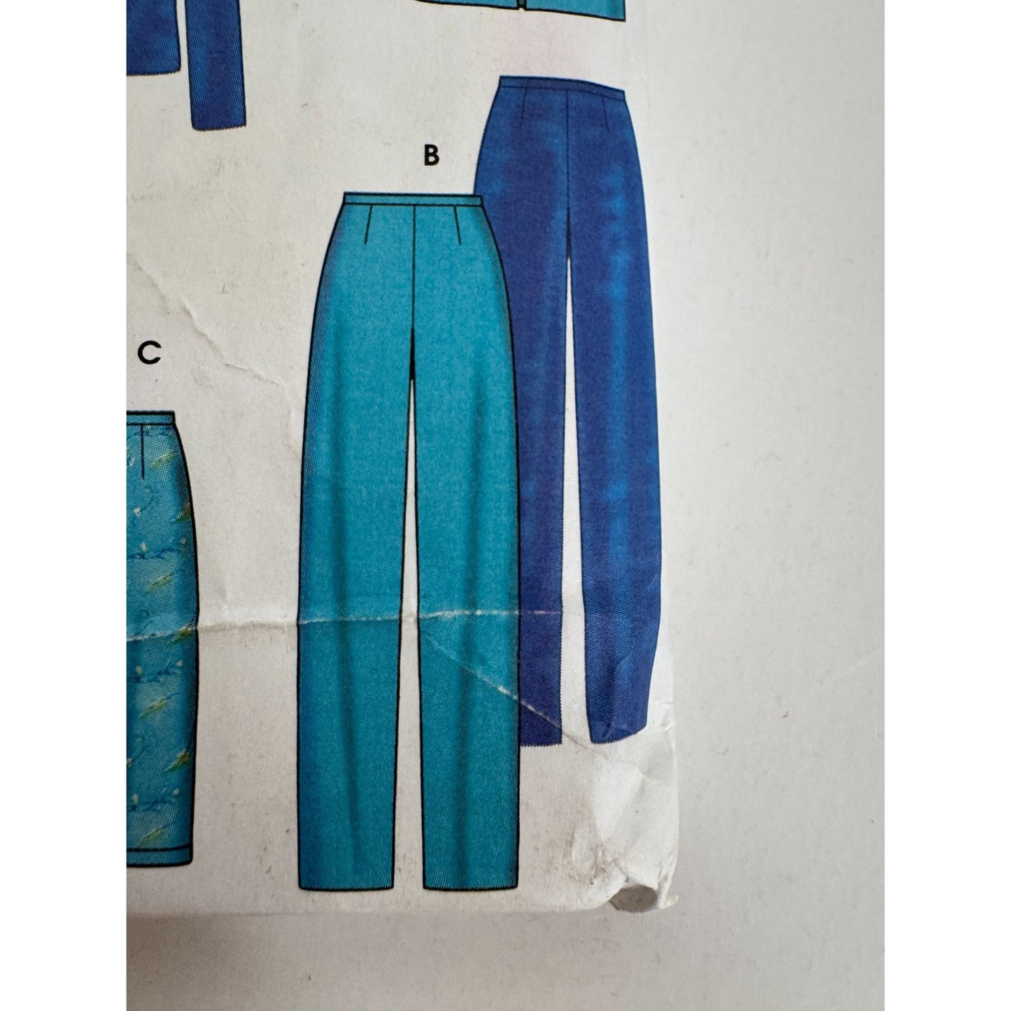 Simplicity Sewing Pattern 9572 Top Jacket Pants Skirt Pants Easy Chic 12-18 UC