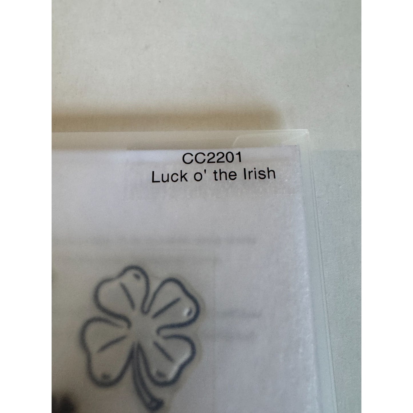 Close To My Heart My Acrylix Acrylic Stamps Luck O The Irish St Patricks Day