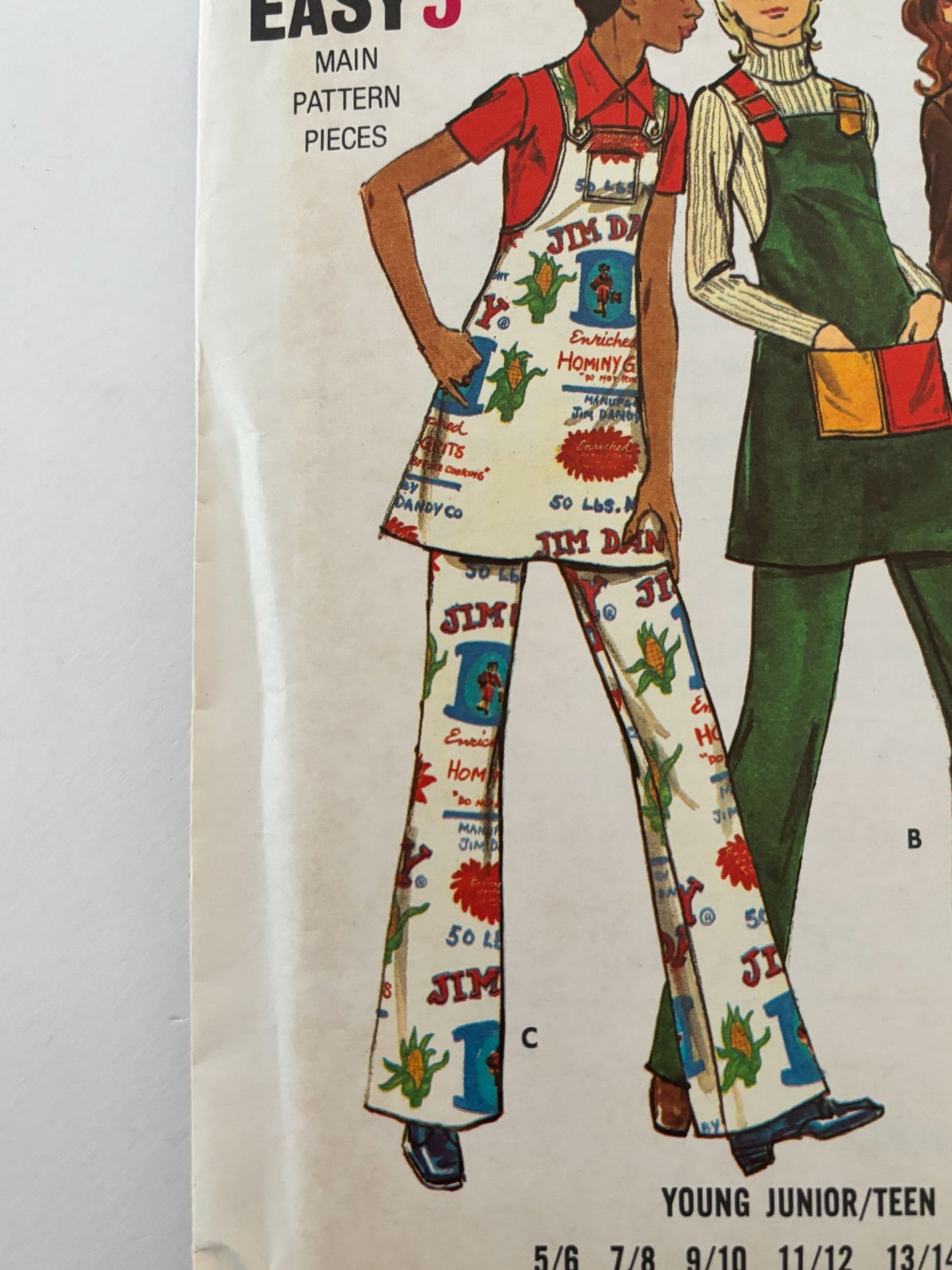 Butterick Sewing Pattern 6415: Young Junior / Teen Jumper and Pants
