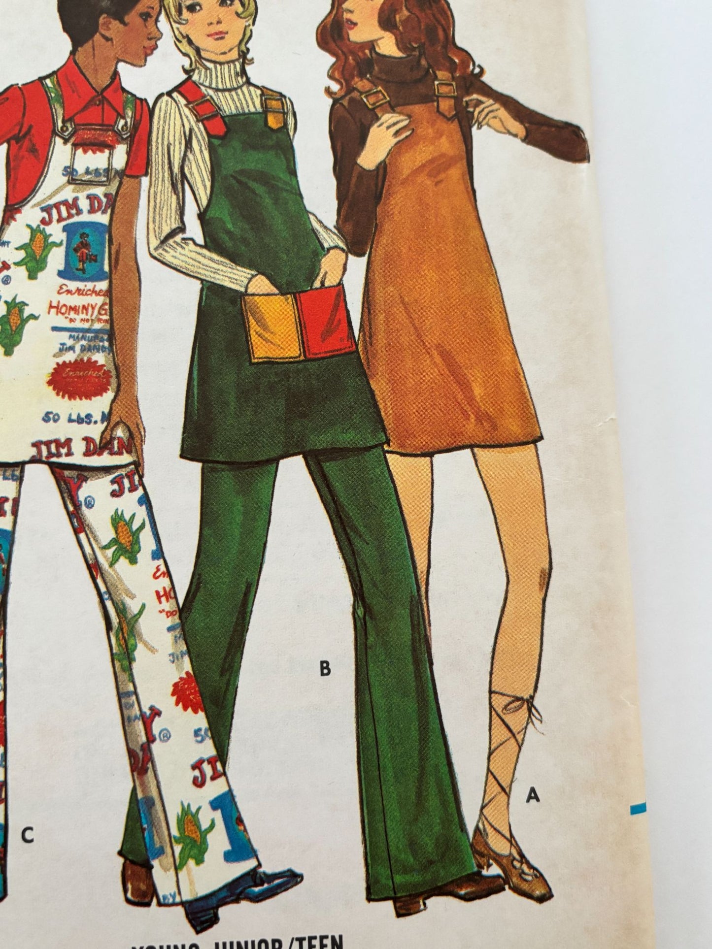 Butterick Sewing Pattern 6415: Young Junior / Teen Jumper and Pants