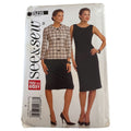 Y2K Corporate Core Sewing Pattern Butterick B5235 Sheath Dress Jacket Suit 16-24 Uncut