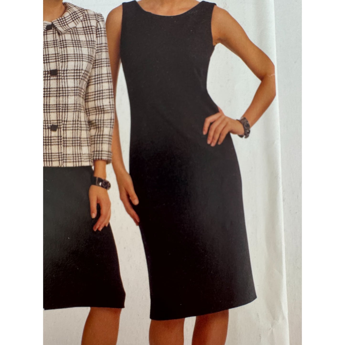 Y2K Corporate Core Sewing Pattern Butterick B5235 Sheath Dress Jacket Suit 16-24 Uncut