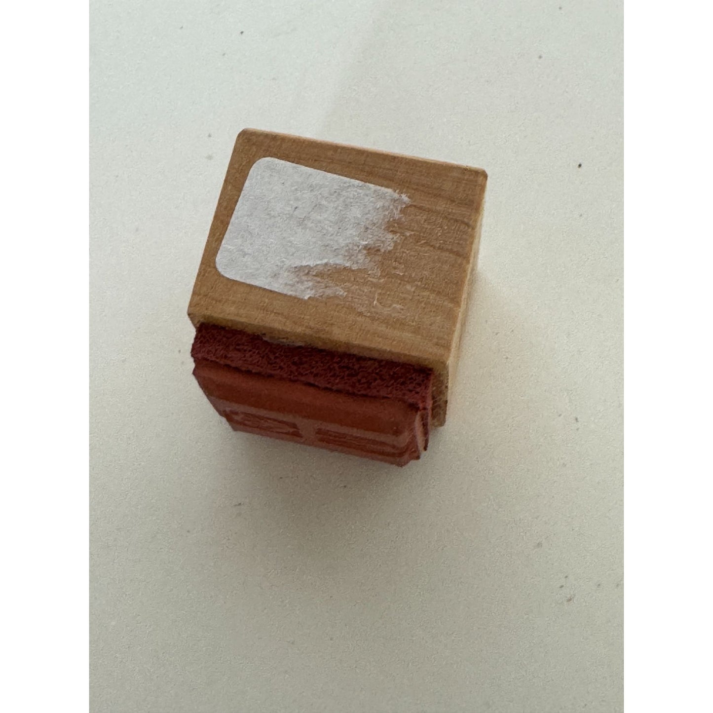 PSX Wooden Rubber Stamp Floral Letter H Card Making Initial Monogram Crafting