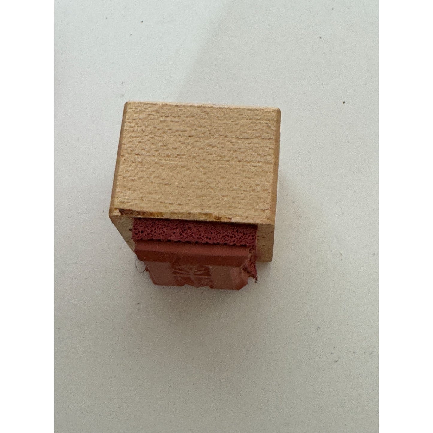 PSX Wooden Rubber Stamp Floral Letter H Card Making Initial Monogram Crafting
