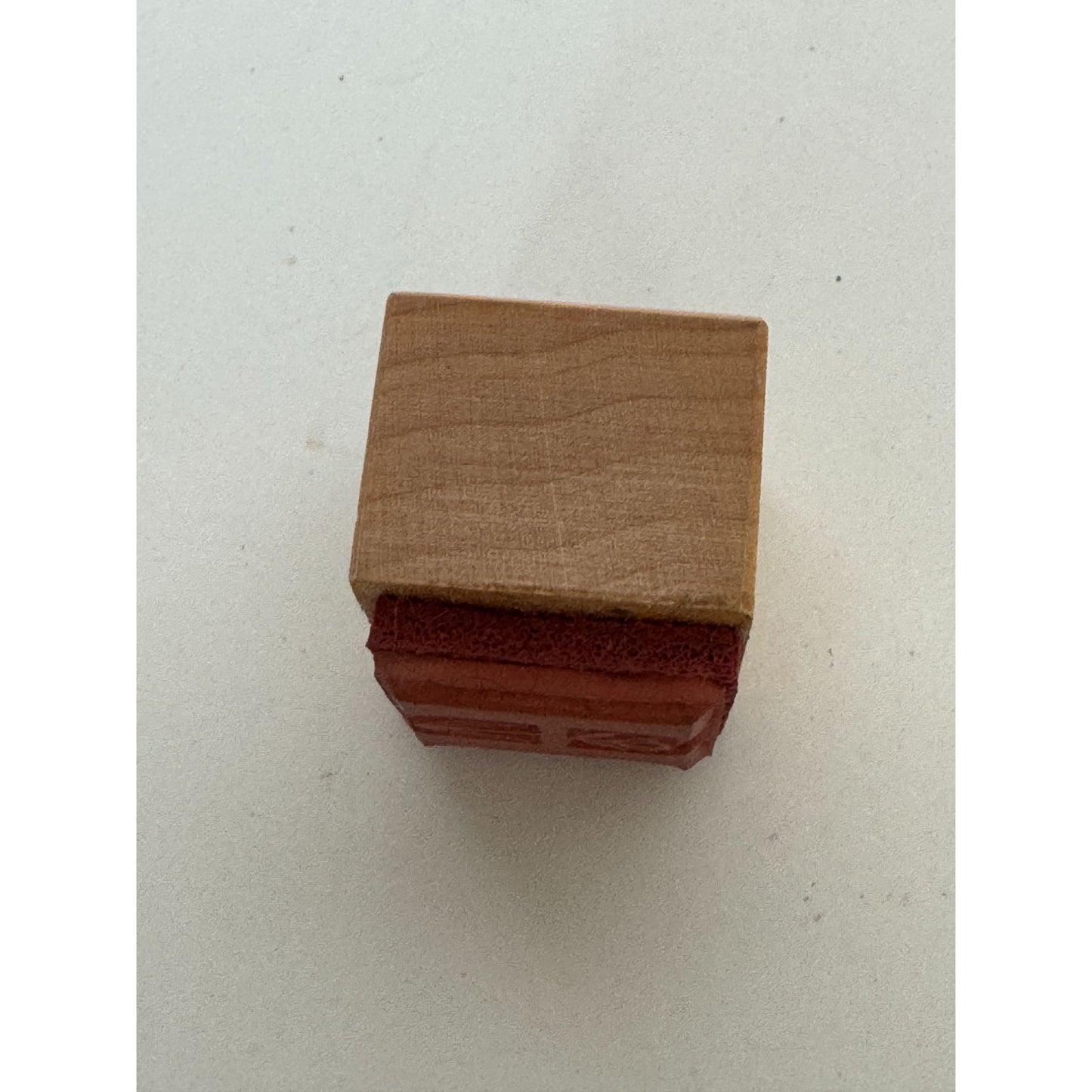 PSX Wooden Rubber Stamp Floral Letter H Card Making Initial Monogram Crafting