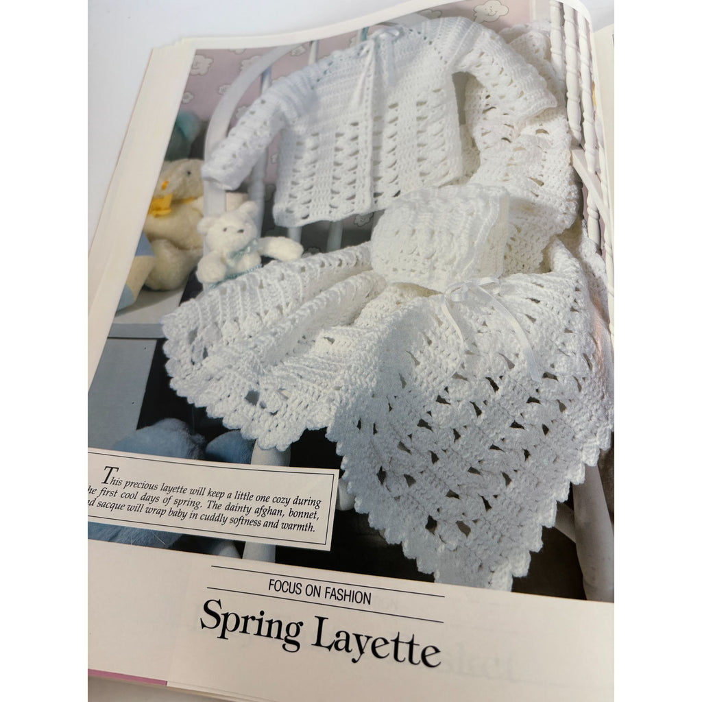 Leisure Arts Magazine April 1996 Cross Stitch Knitting Crochet Homespun Wreaths