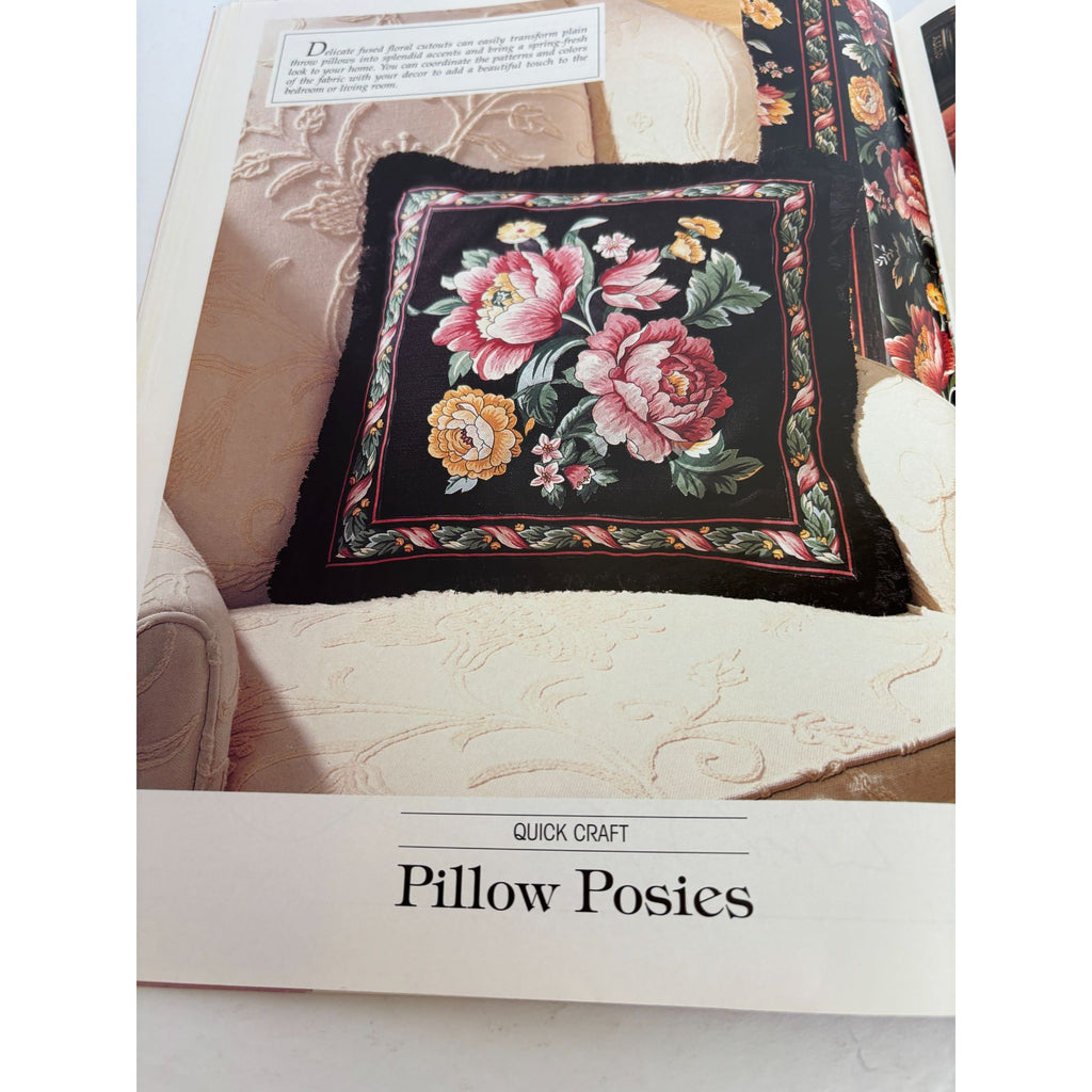 Leisure Arts Magazine April 1996 Cross Stitch Knitting Crochet Homespun Wreaths