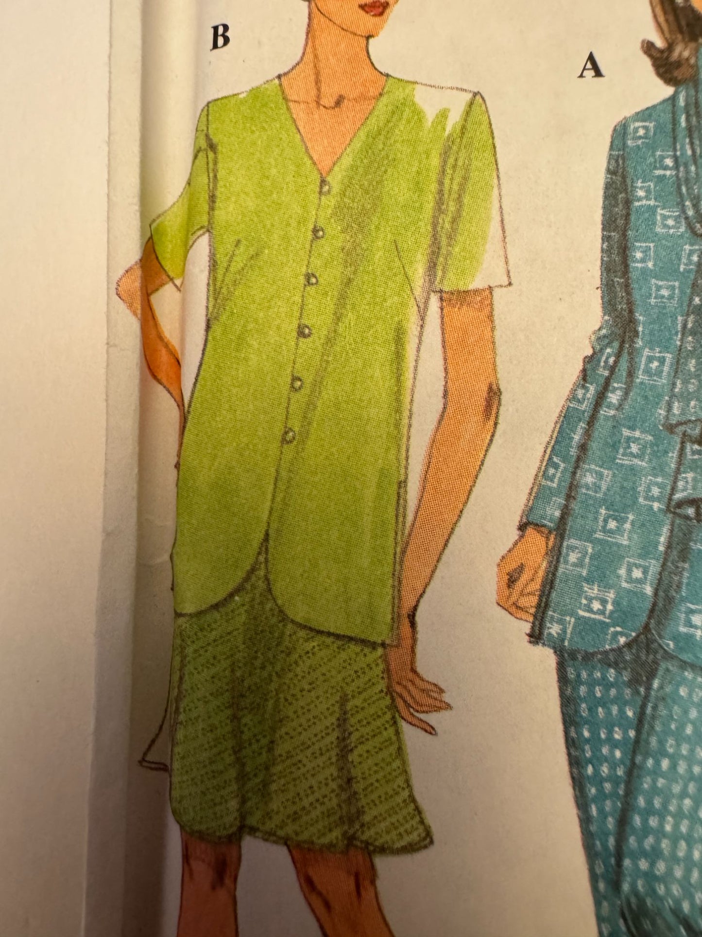 Simplicity Sewing Pattern 7968 Misses Suit Jacket Skirt Pants Scarf  6 8 10 UC