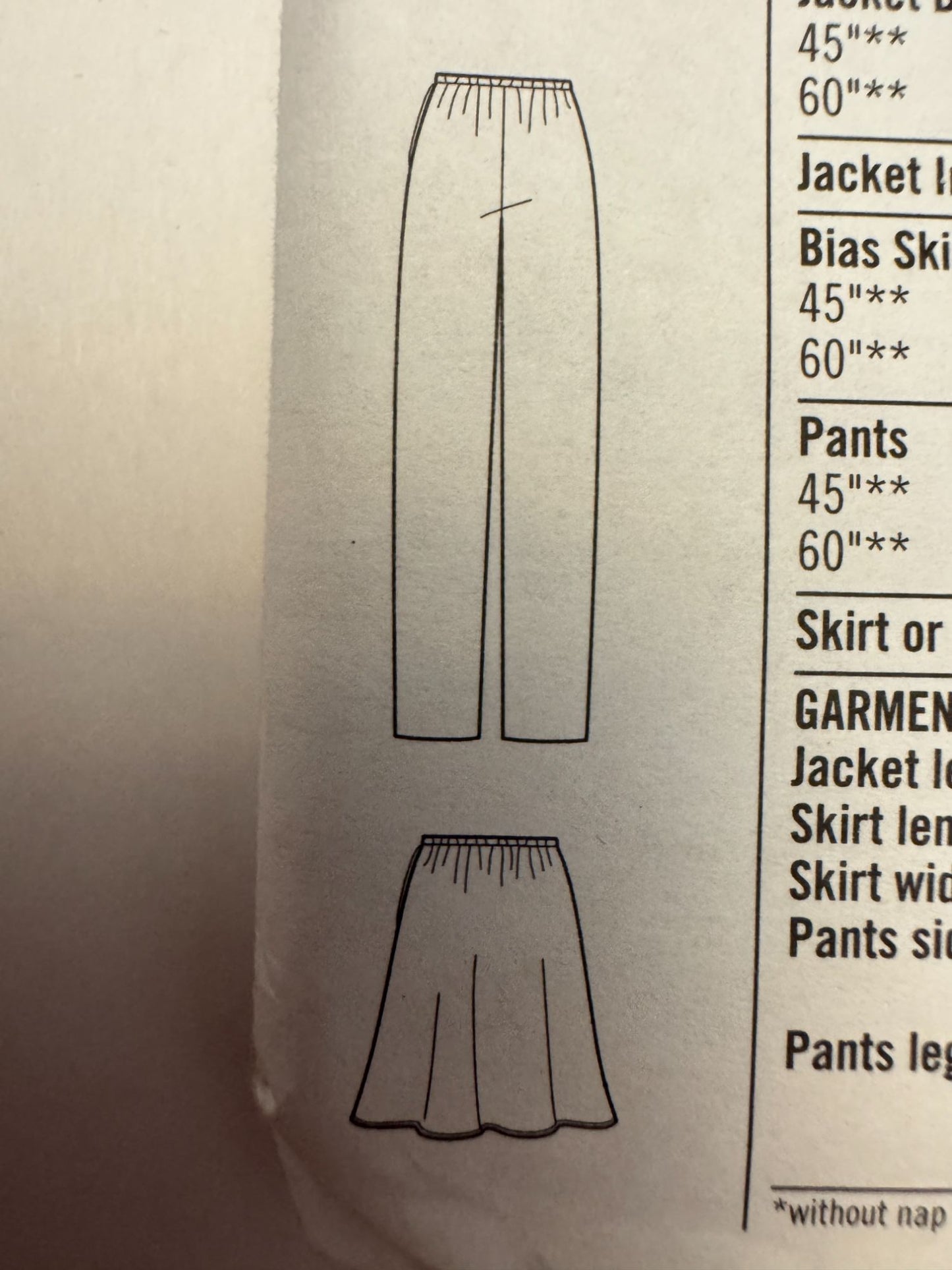 Simplicity Sewing Pattern 7968 Misses Suit Jacket Skirt Pants Scarf  6 8 10 UC