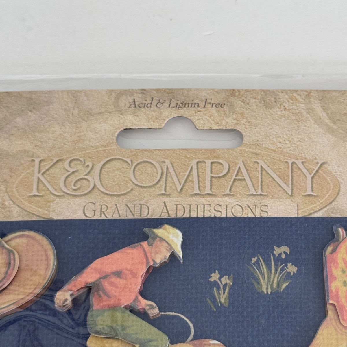 K and Company Cowboy Stickers Western Rodeo Horse Scrapbook 3D Embellishments Boots Hat