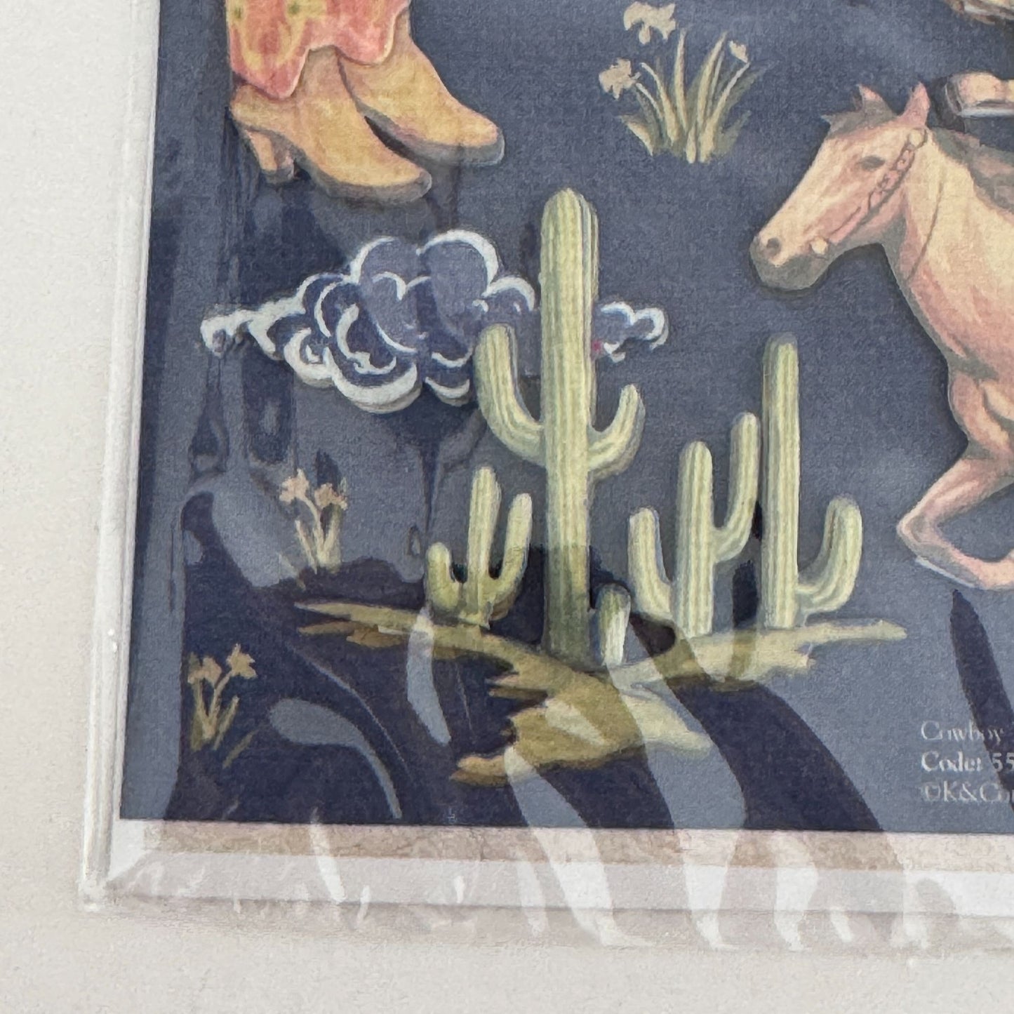 K and Company Cowboy Stickers Western Rodeo Horse Scrapbook 3D Embellishments Boots Hat