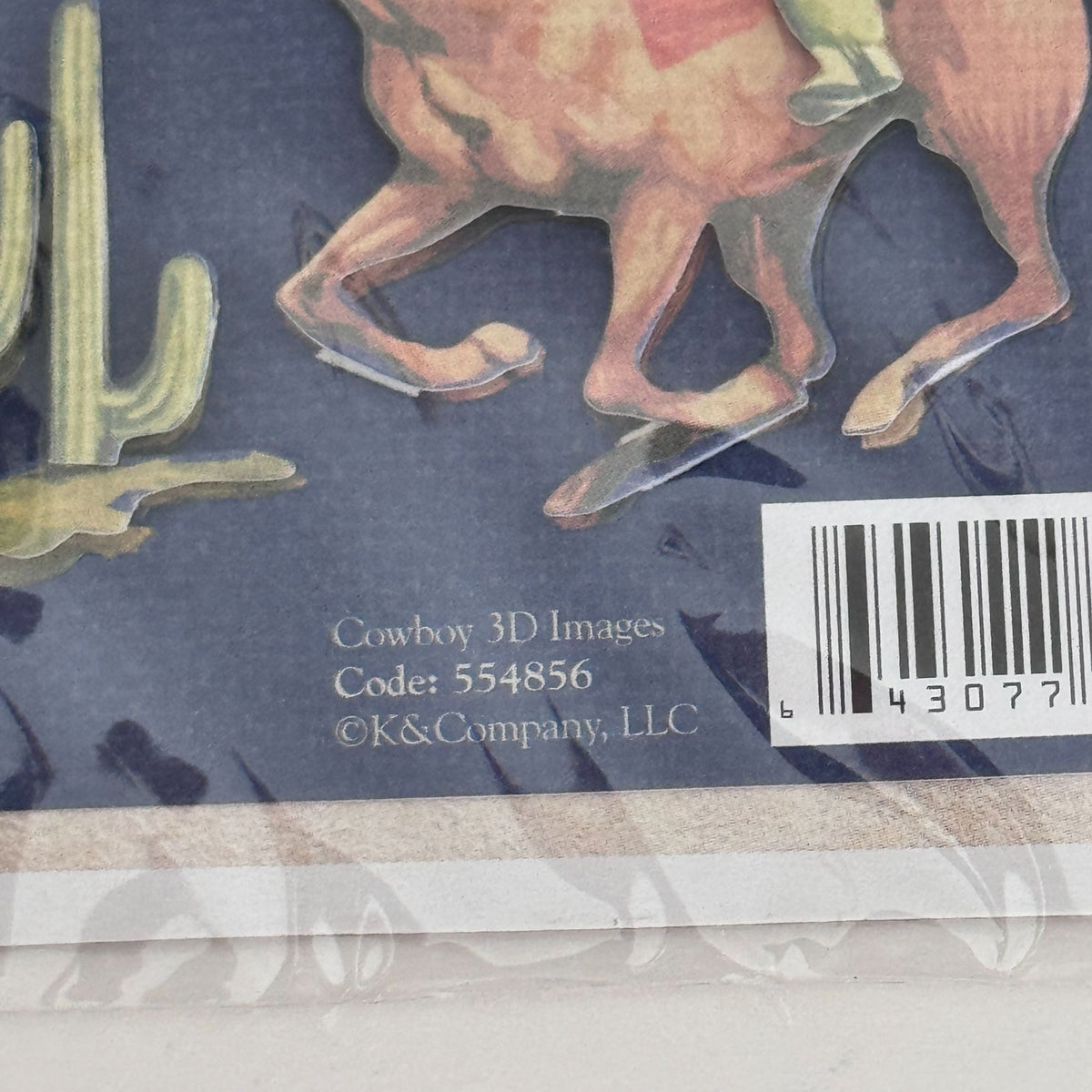 K and Company Cowboy Stickers Western Rodeo Horse Scrapbook 3D Embellishments Boots Hat