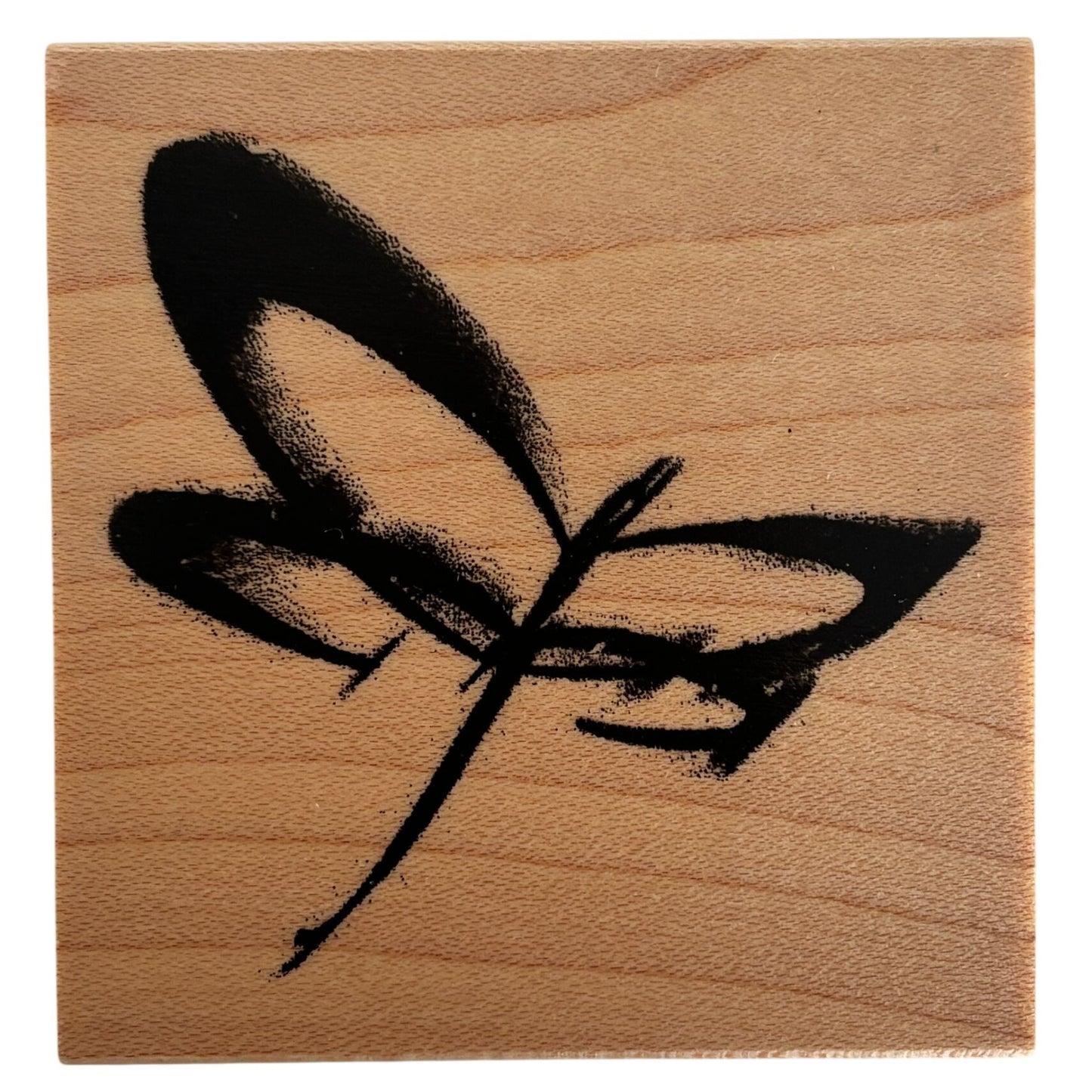 Club Stamp Rubber Stamp Abstract Dragonfly Wings Card Making Minimalist Nature Brushstrokes