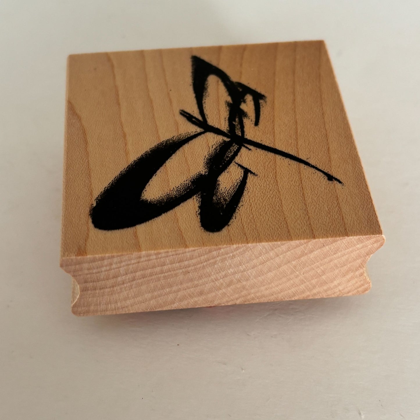 Club Stamp Rubber Stamp Abstract Dragonfly Wings Card Making Minimalist Nature Brushstrokes