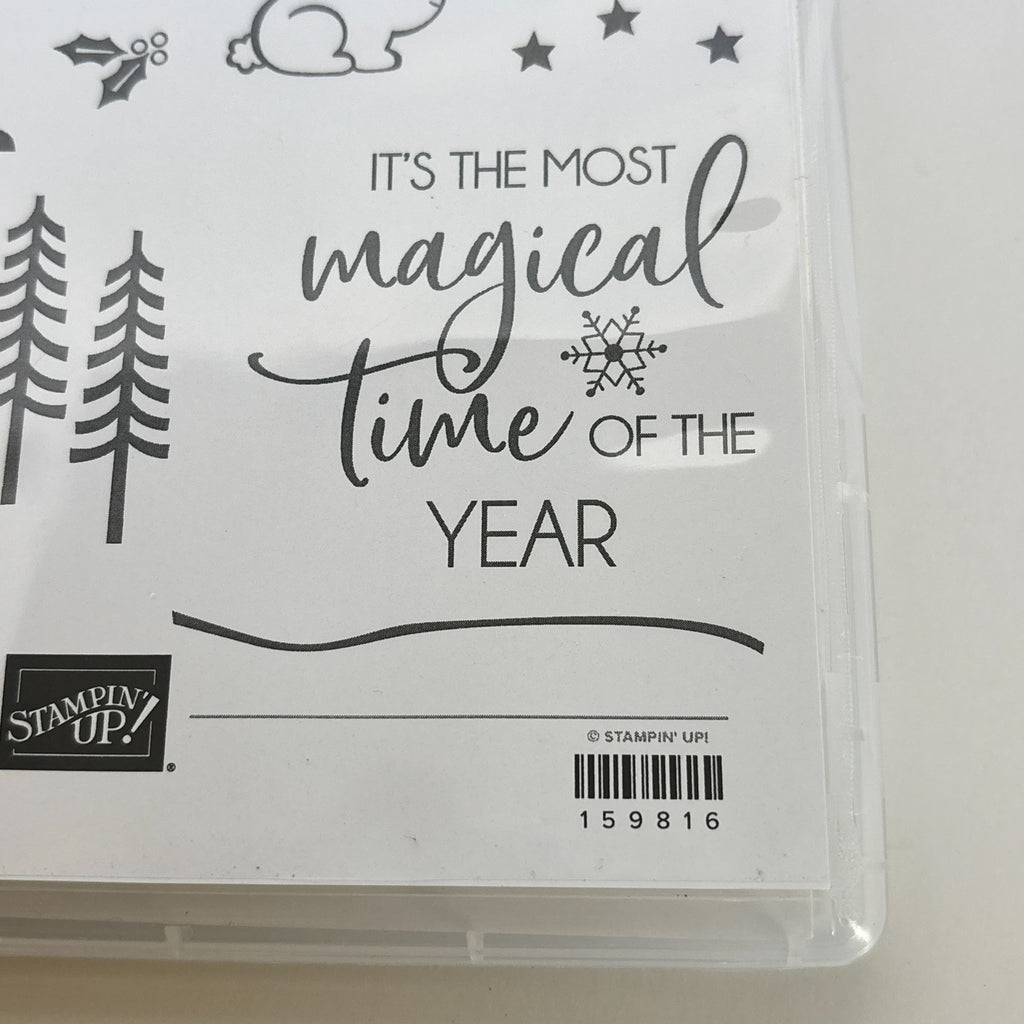 Stampin Up Snowman Magic Photopolymer Stamp Set with Dies Christmas Card Making Magical Build