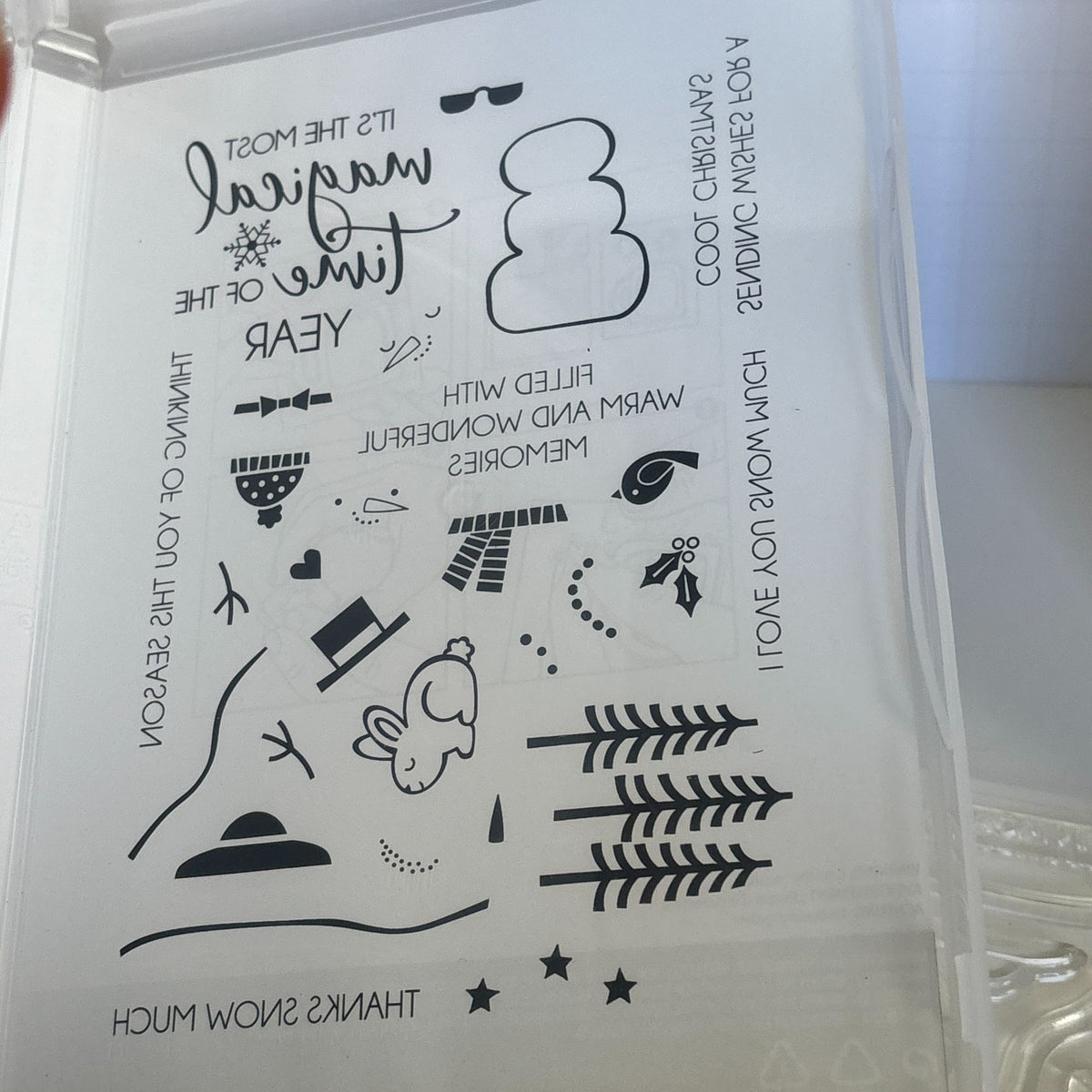 Stampin Up Snowman Magic Photopolymer Stamp Set with Dies Christmas Card Making Magical Build