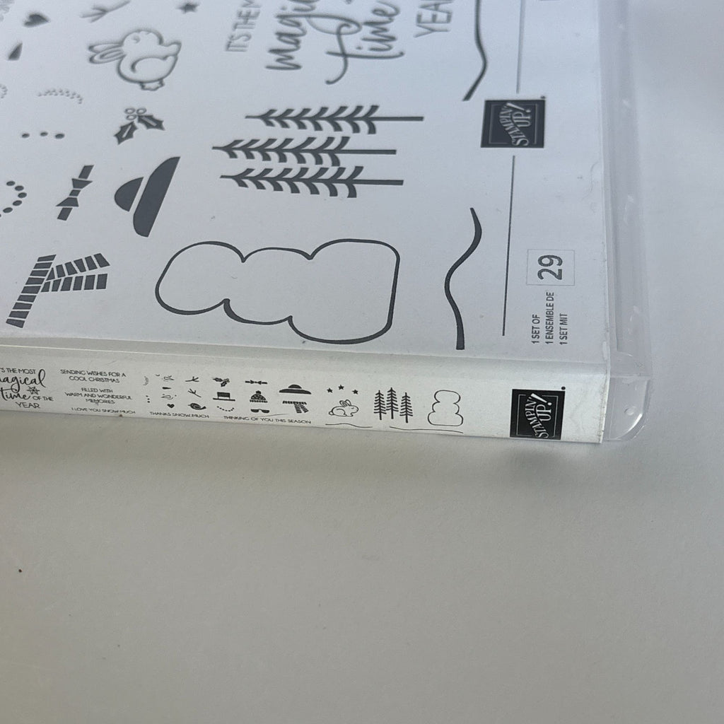 Stampin Up Snowman Magic Photopolymer Stamp Set with Dies Christmas Card Making Magical Build